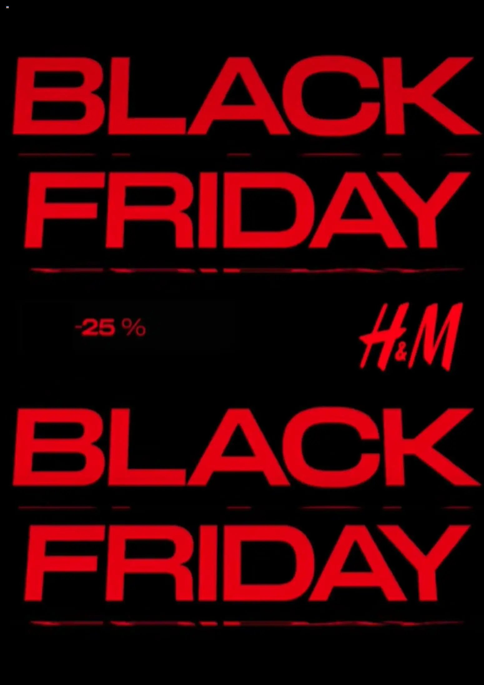 H&M folder van 27.11.2025 Black Friday 
