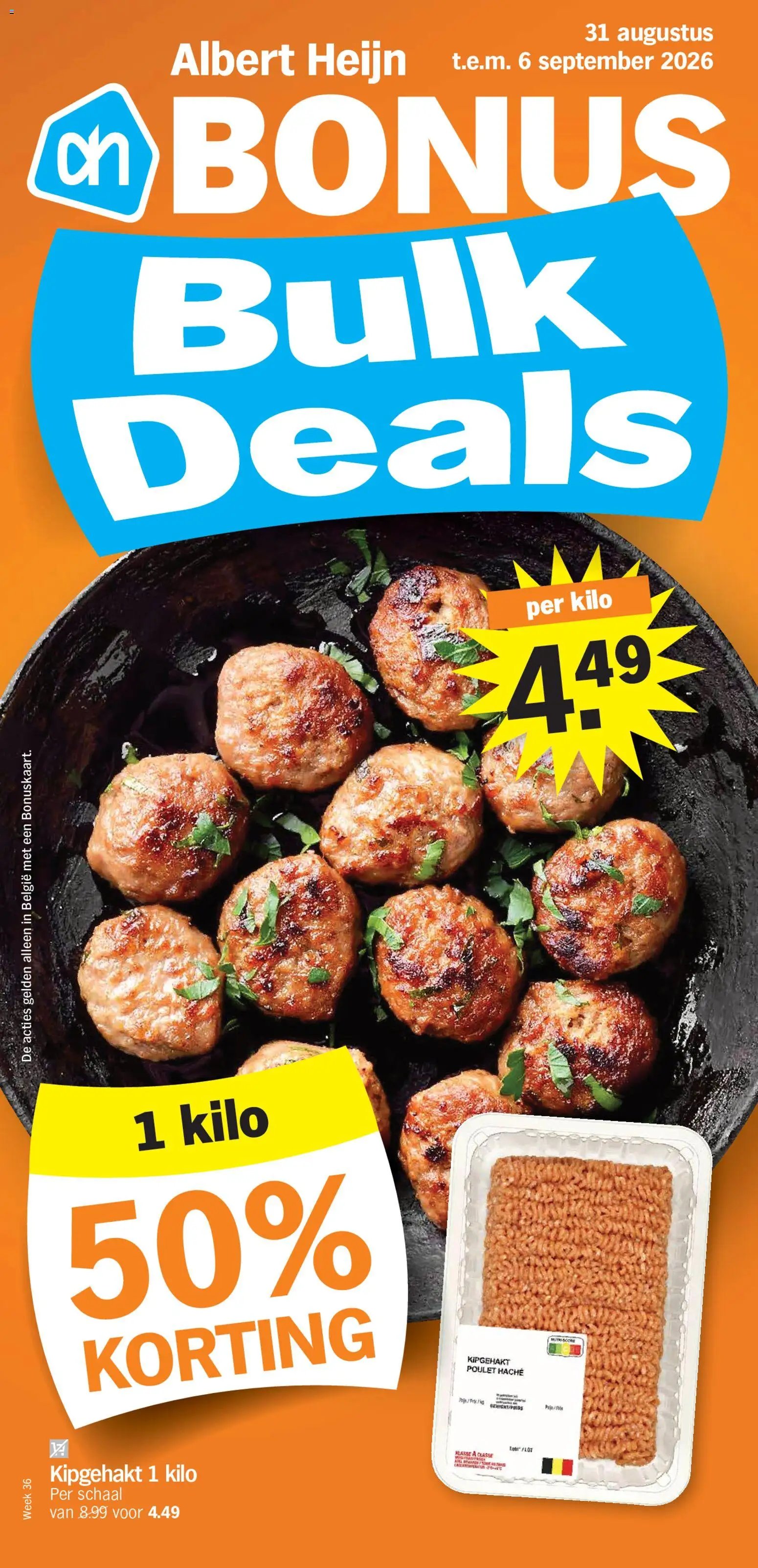 Albert Heijn folder van 31.08.2026 Albert Heijn Folder week / de la semaine 36