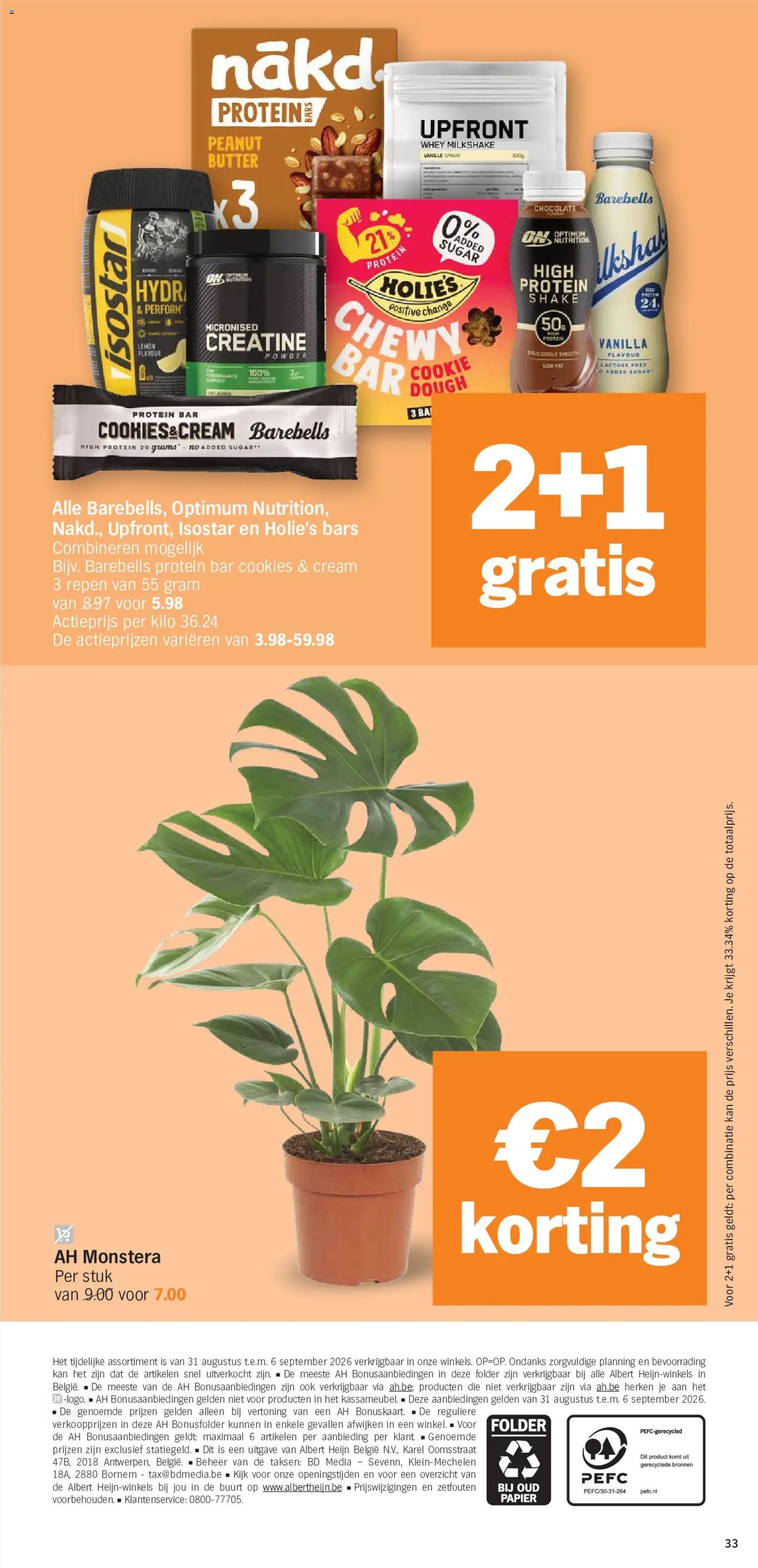 Albert Heijn folder van 31.08.2026 Albert Heijn Folder week / de la semaine 36