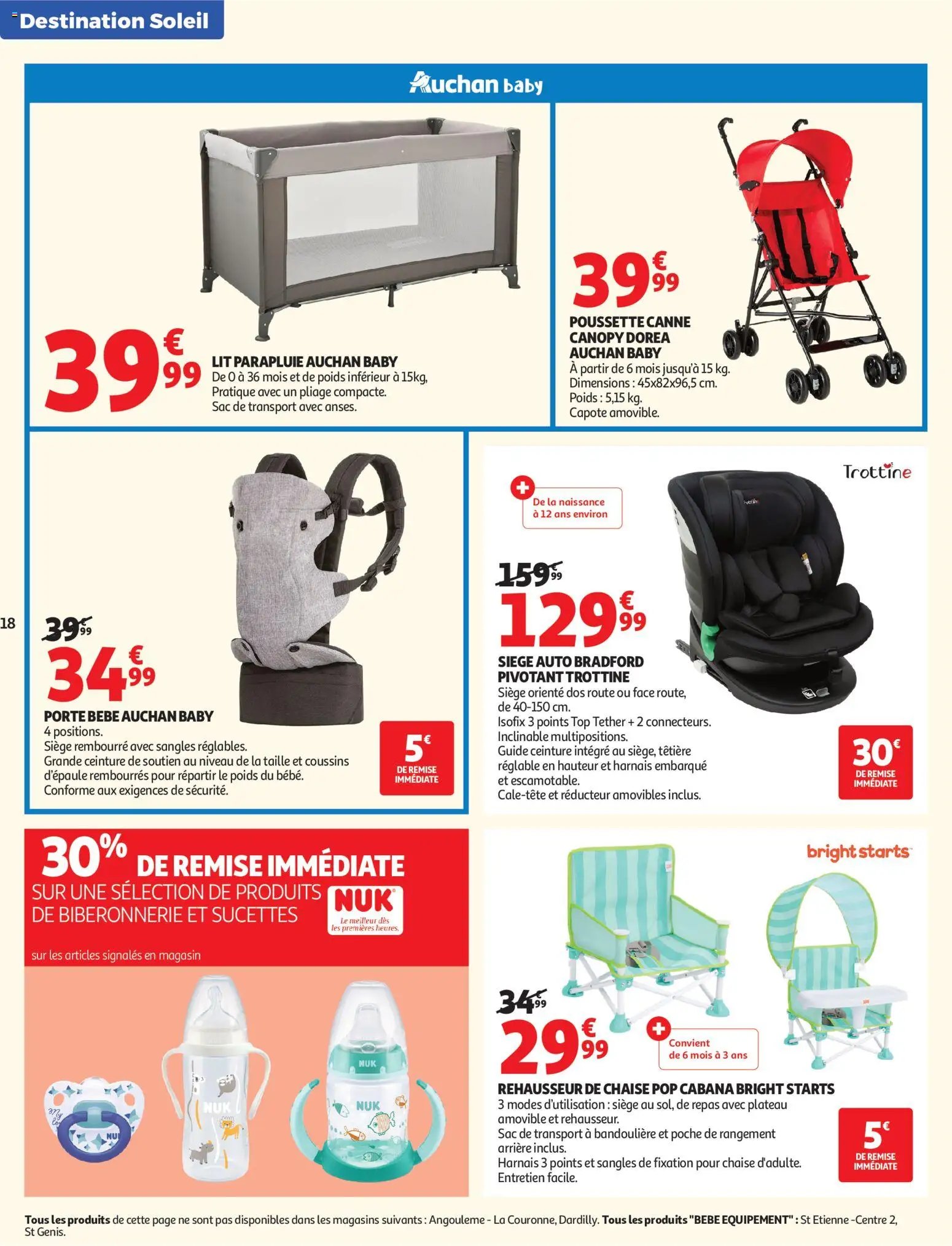 Auchan folder van 16.06.2026 Auchan Valises et vacances