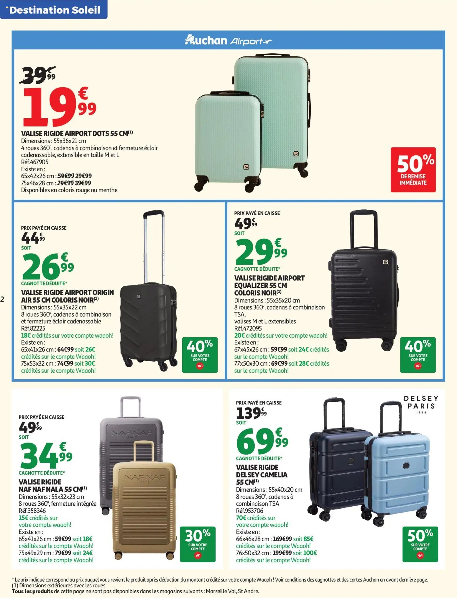 Auchan folder van 16.06.2026 Auchan Valises et vacances
