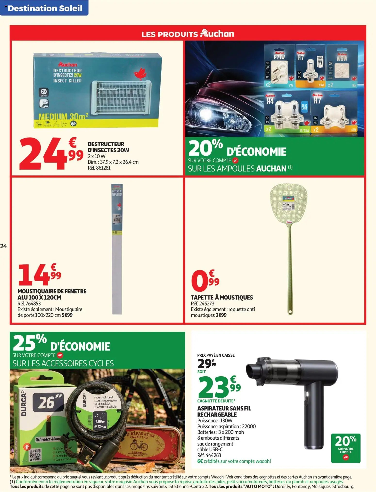 Auchan folder van 16.06.2026 Auchan Valises et vacances
