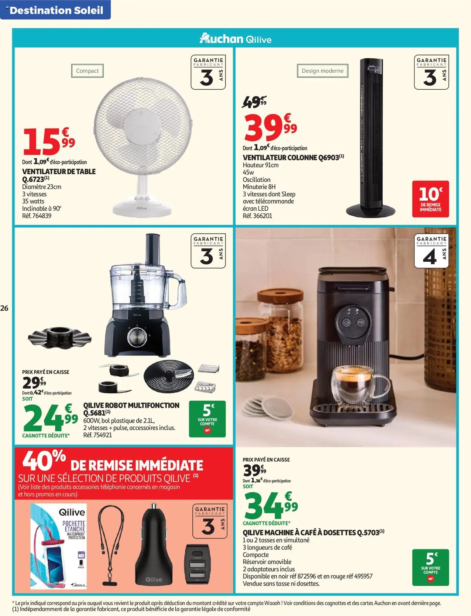 Auchan folder van 16.06.2026 Auchan Valises et vacances