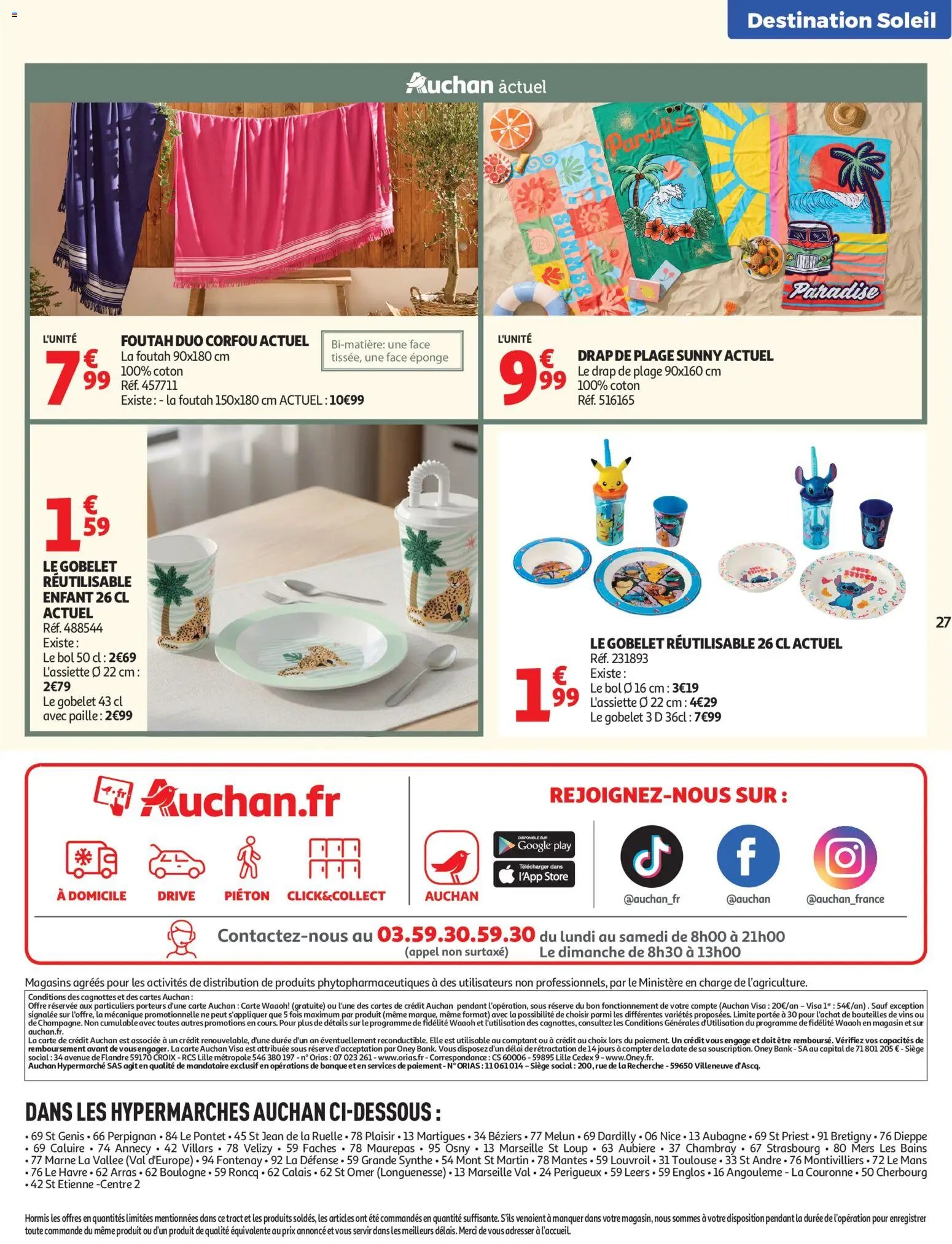 Auchan folder van 16.06.2026 Auchan Valises et vacances