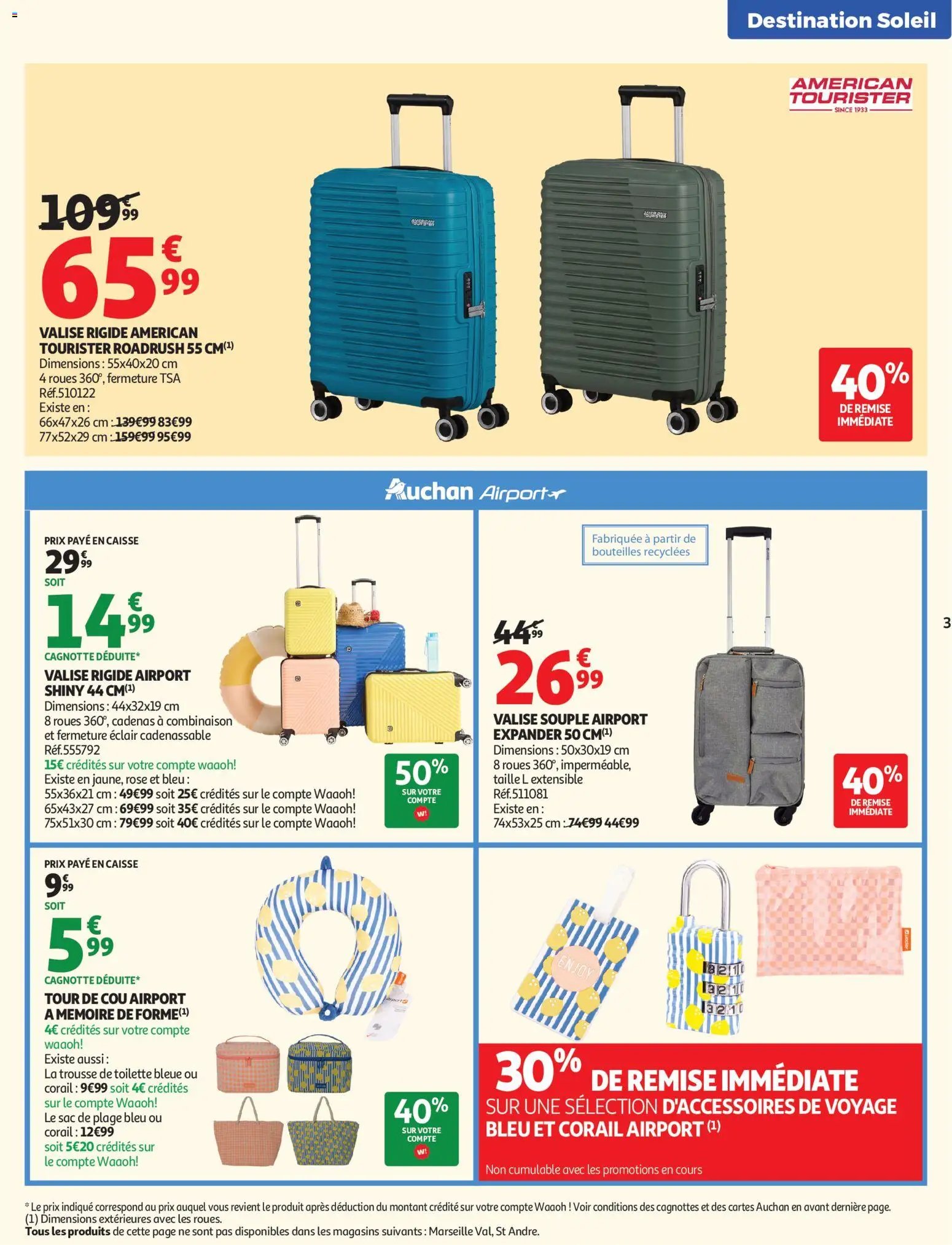 Auchan folder van 16.06.2026 Auchan Valises et vacances