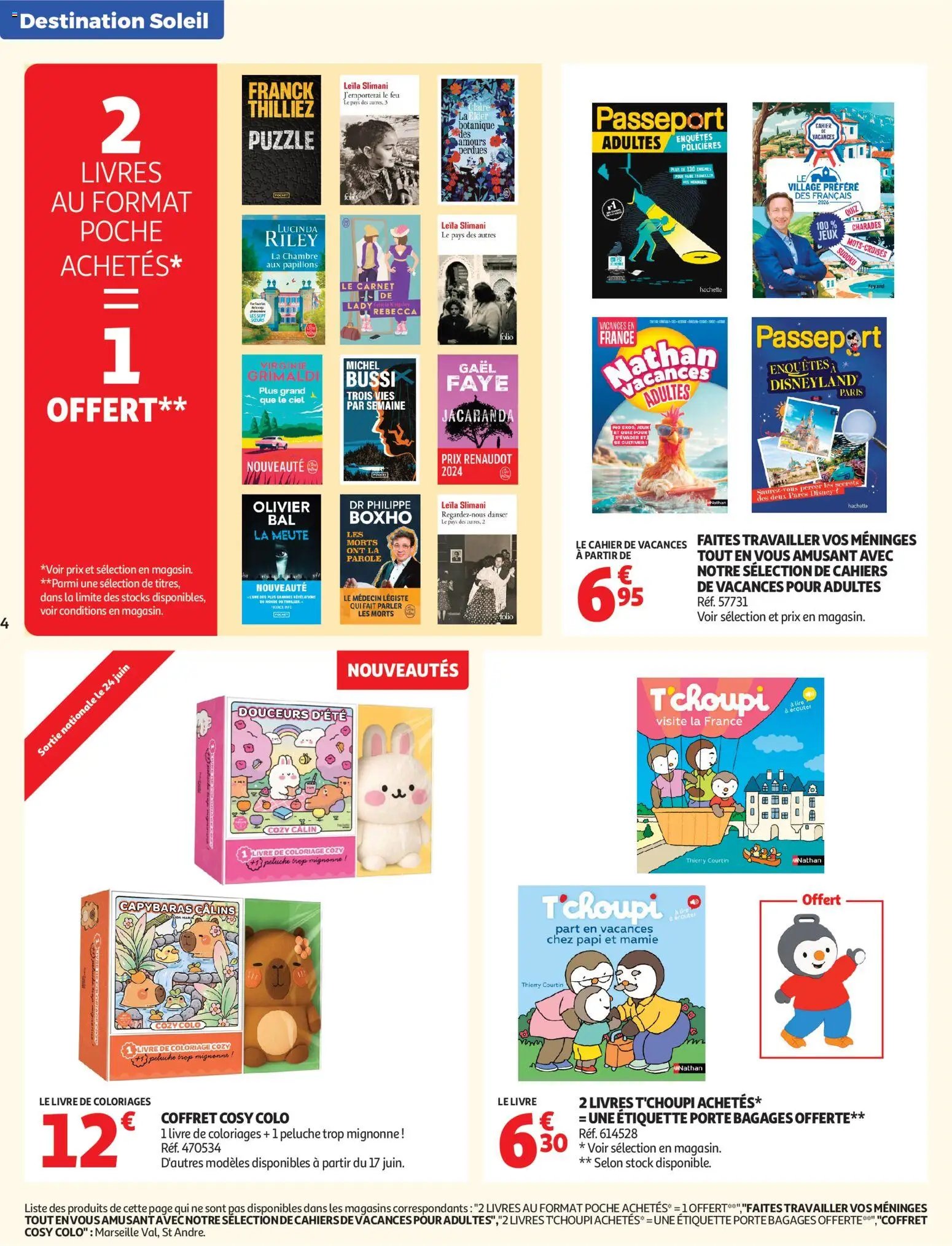 Auchan folder van 16.06.2026 Auchan Valises et vacances