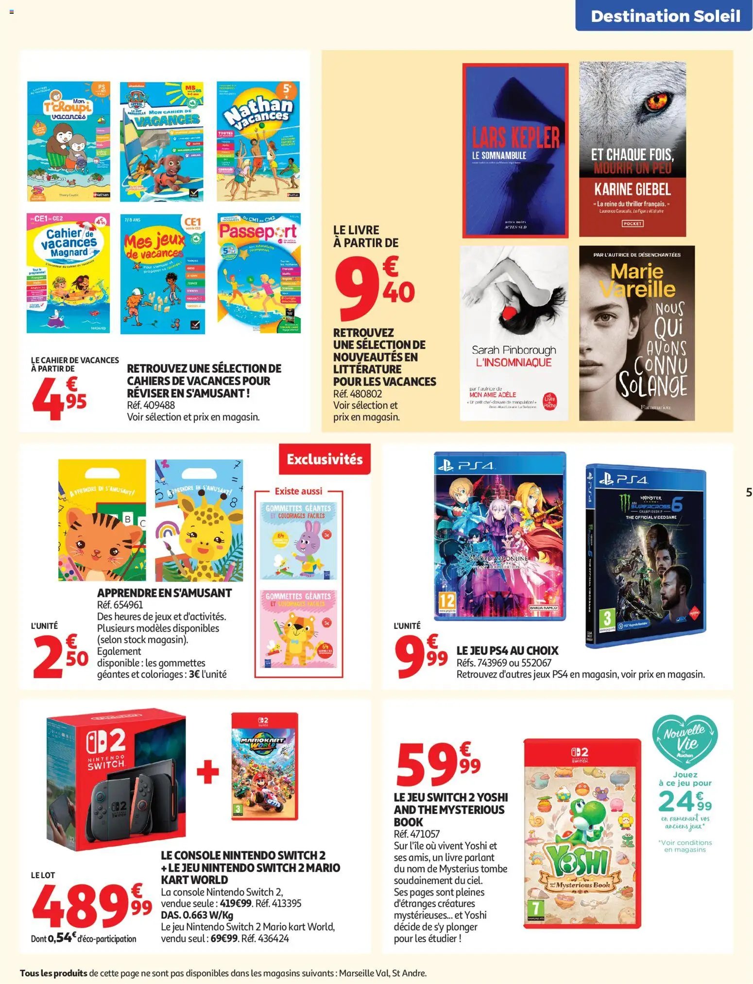 Auchan folder van 16.06.2026 Auchan Valises et vacances