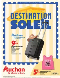 Auchan folder van 16.06.2026 Auchan Valises et vacances