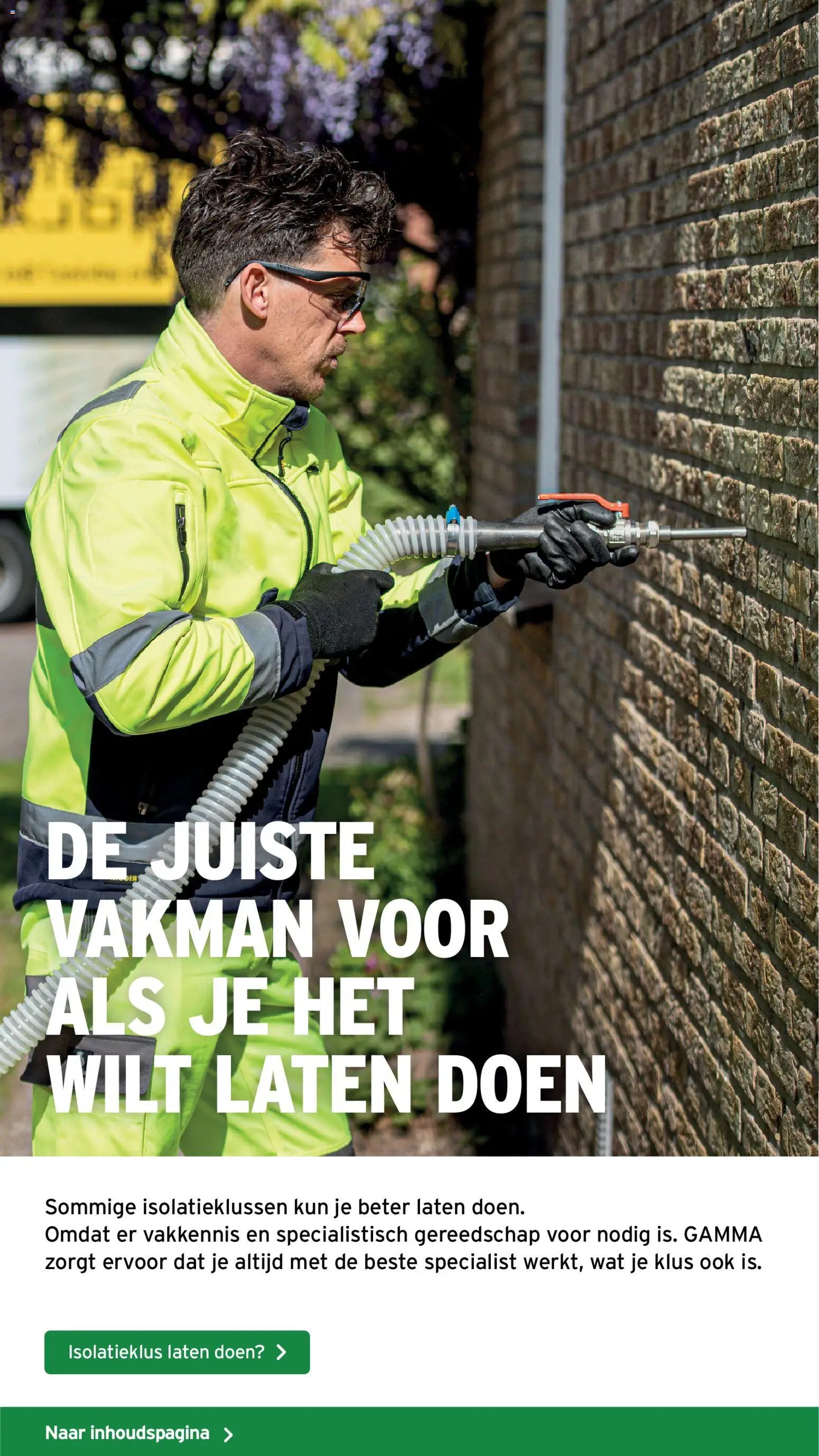 GAMMA folder van 16.09.2026 GAMMA Folder Isolatie