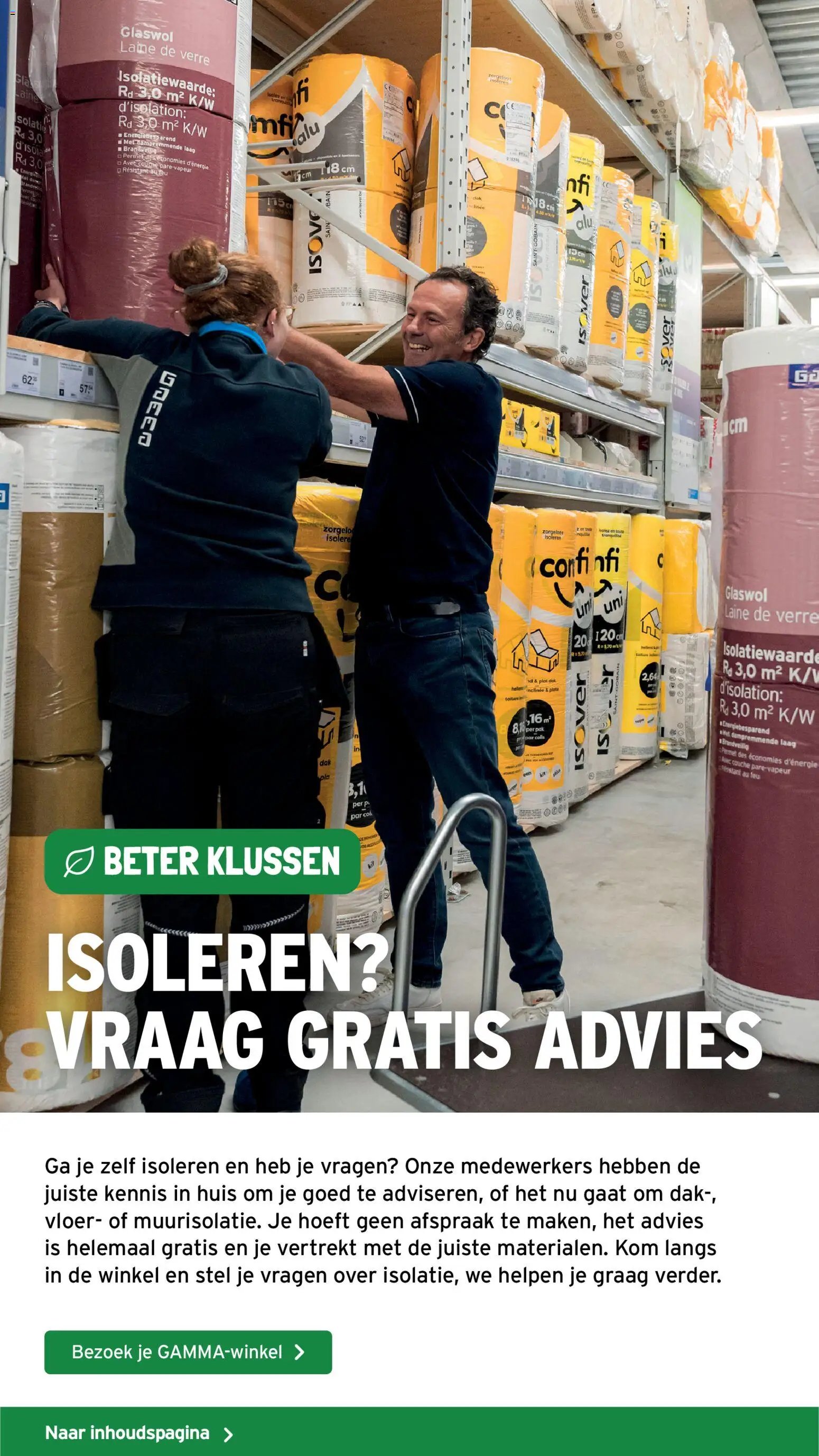 GAMMA folder van 16.09.2026 GAMMA Folder Isolatie