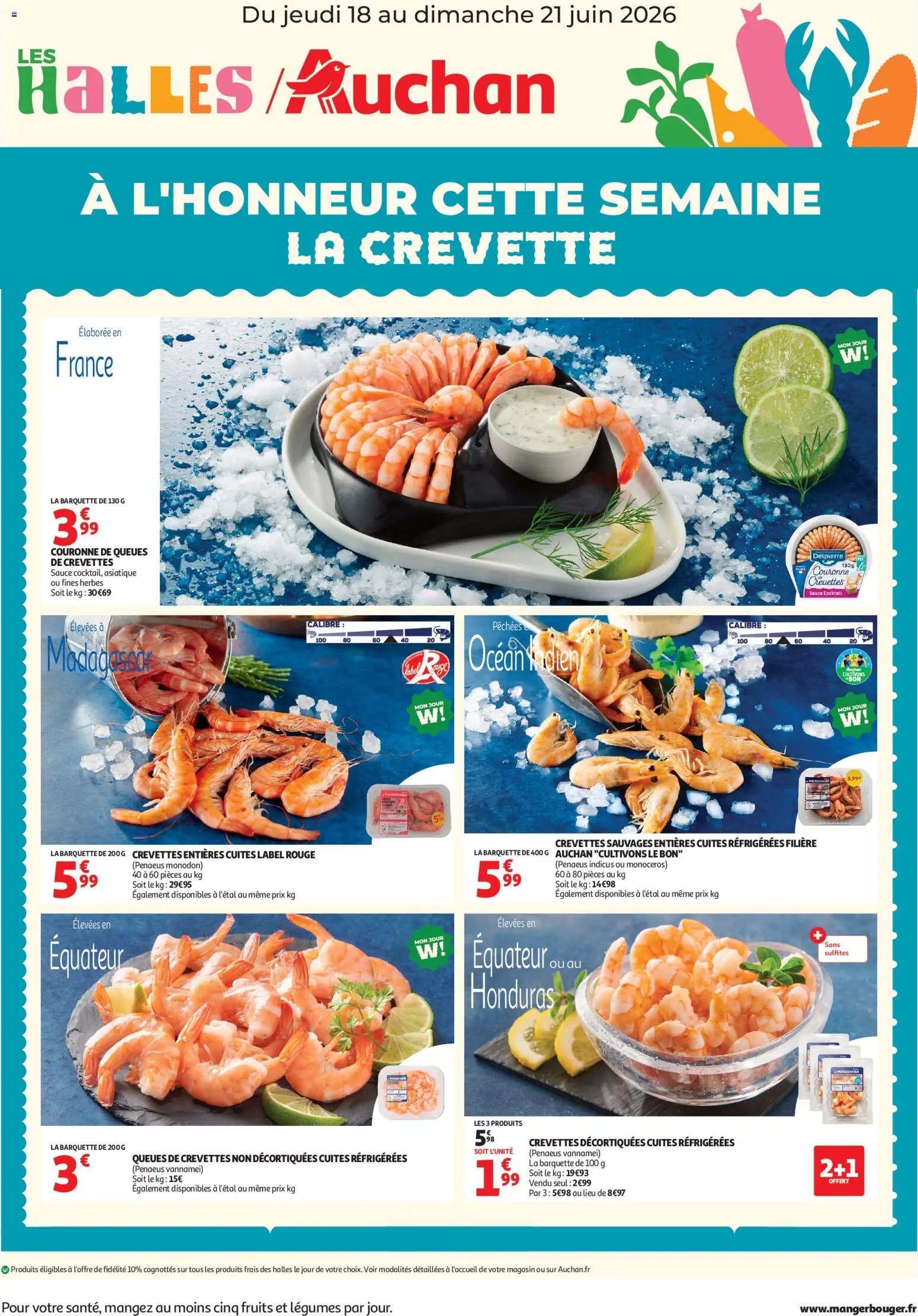 Auchan folder van 18.06.2026 Auchan À l'honneur cette semaine !