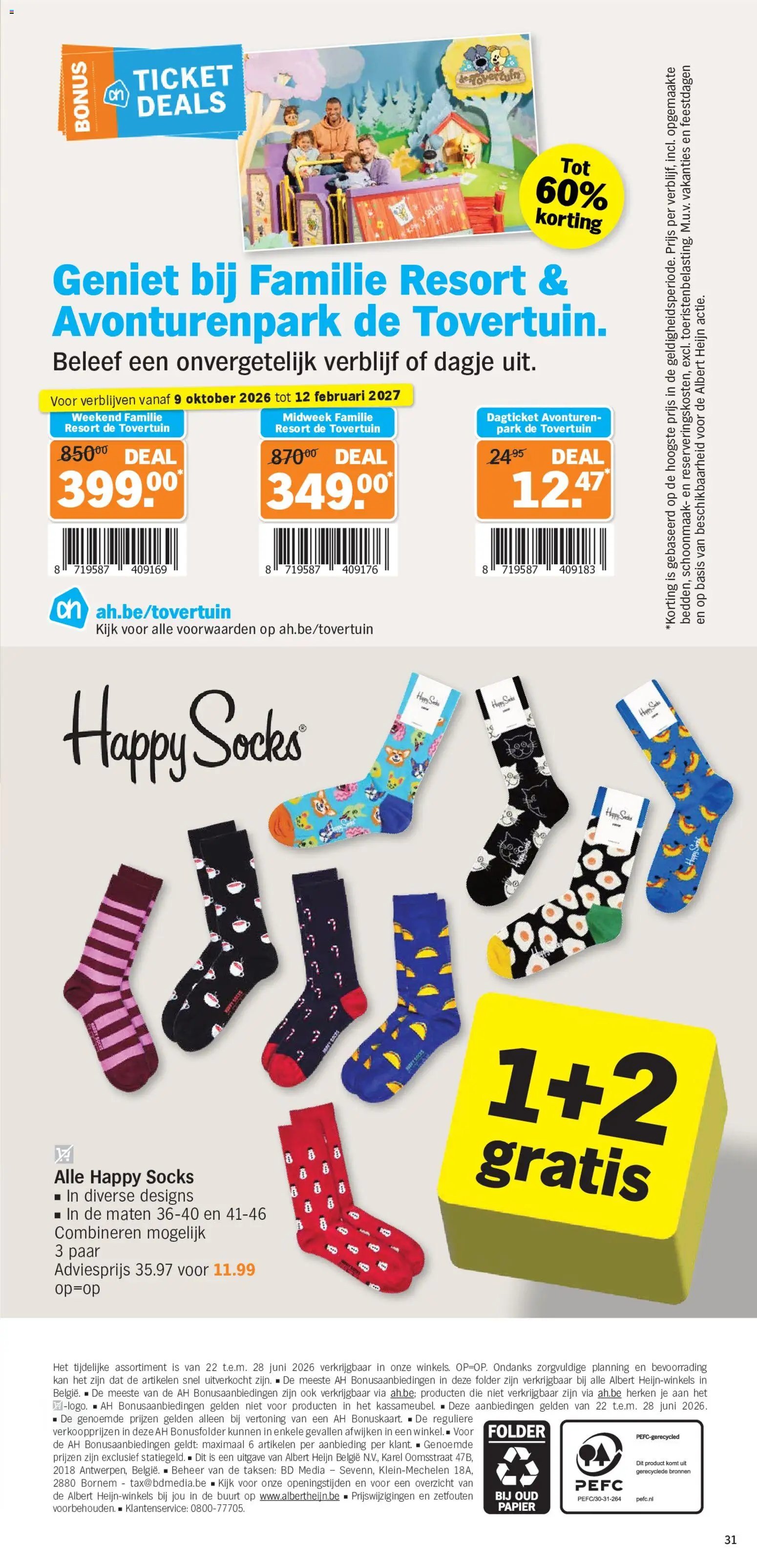 Albert Heijn folder van 22.06.2026 Albert Heijn Folder week / de la semaine 26