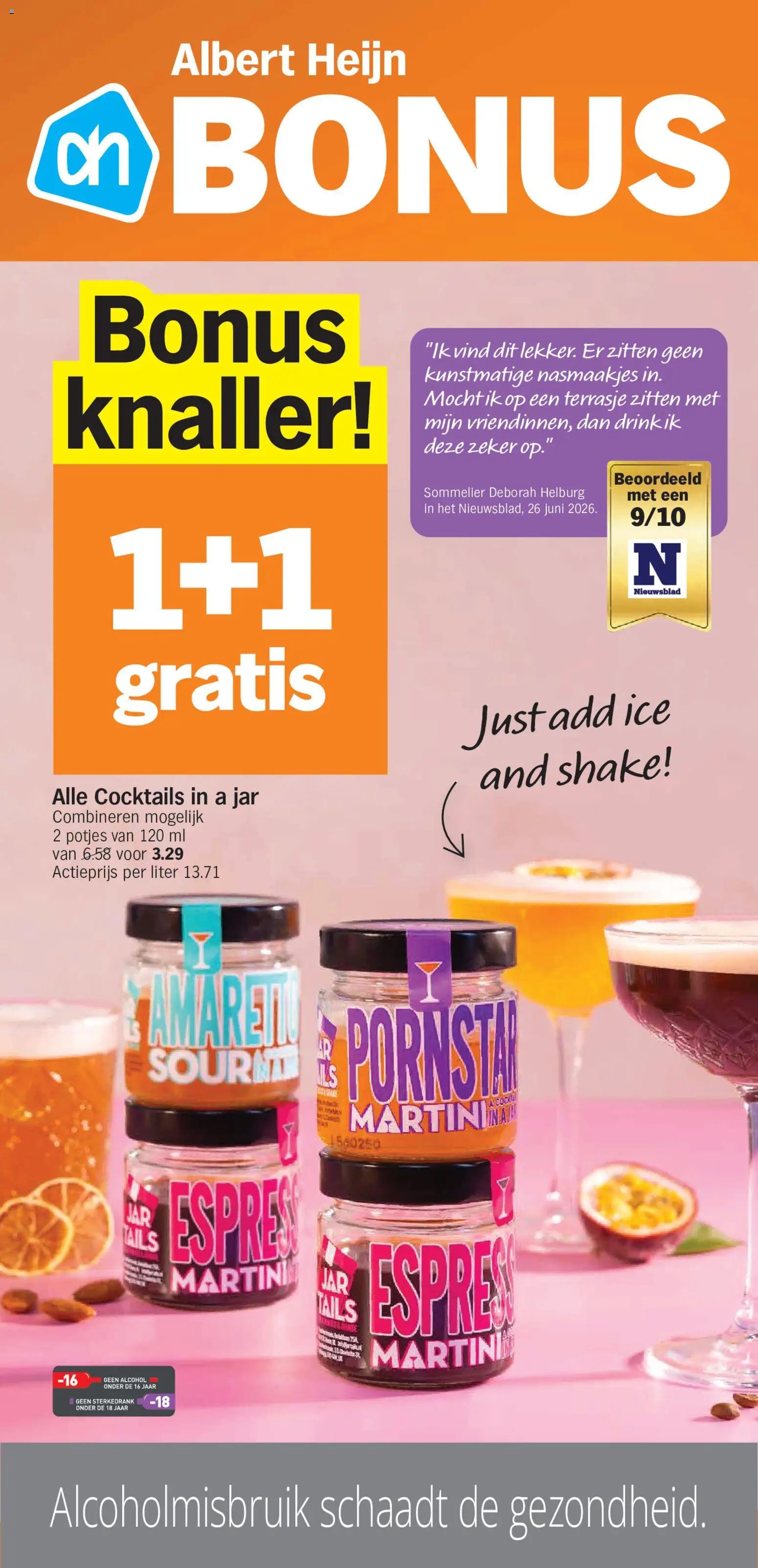 Albert Heijn catalogue à partir du 10.08.2026 Albert Heijn Folder week / de la semaine 33