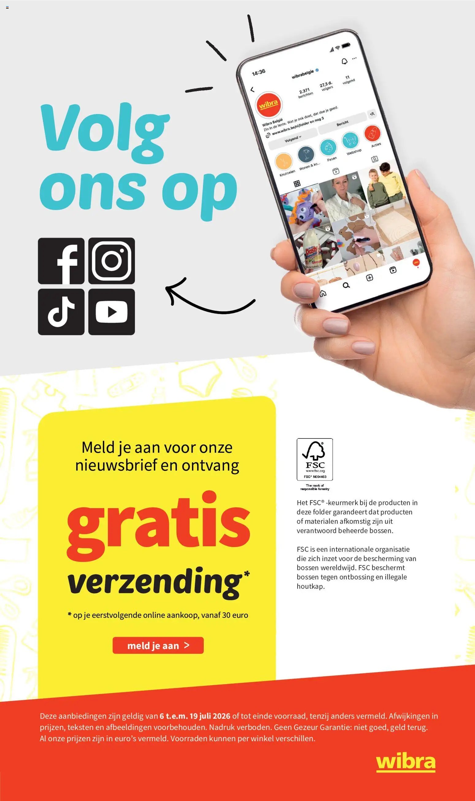 Wibra folder van 06.07.2026 Wibra Folder
