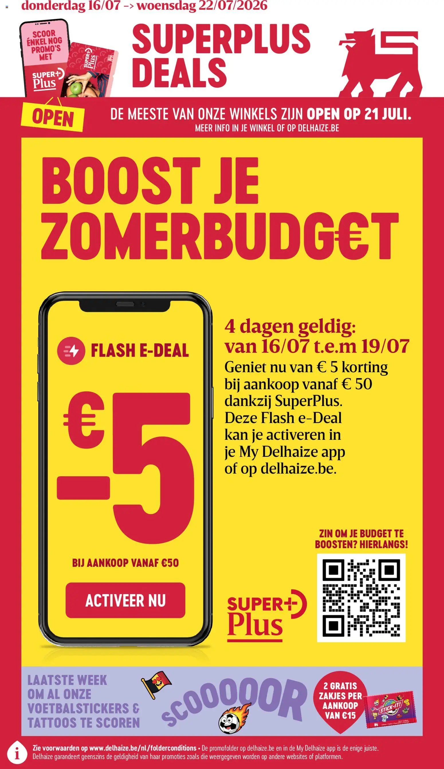 Delhaize folder van 16.07.2026 Delhaize Folder week 29