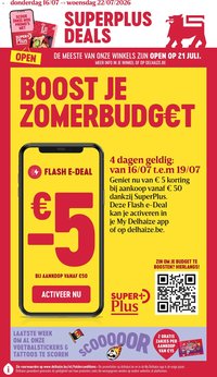 Delhaize folder van 16.07.2026 Delhaize Folder week 29