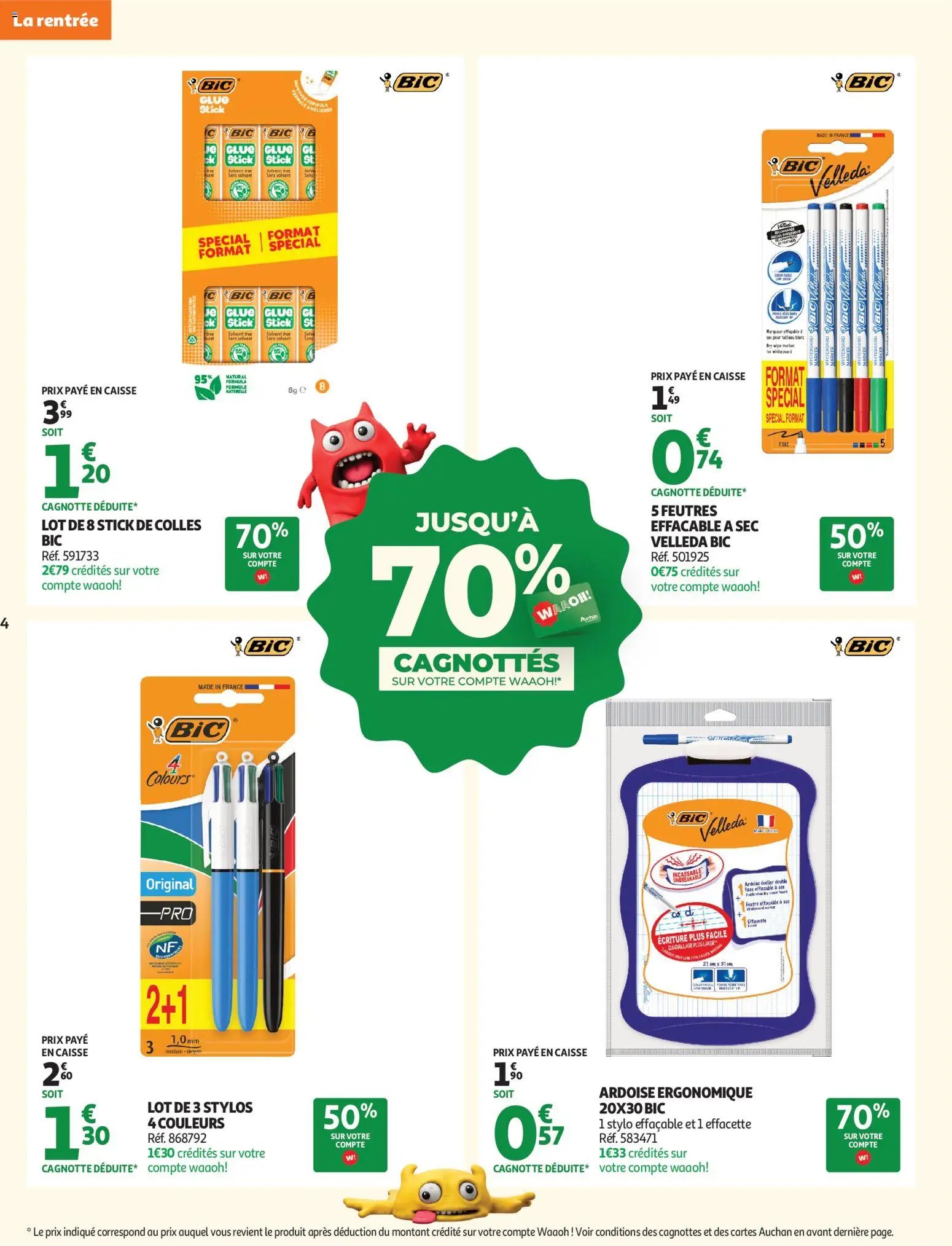 Auchan folder van 11.08.2026 Auchan Rentrée scolaire supers