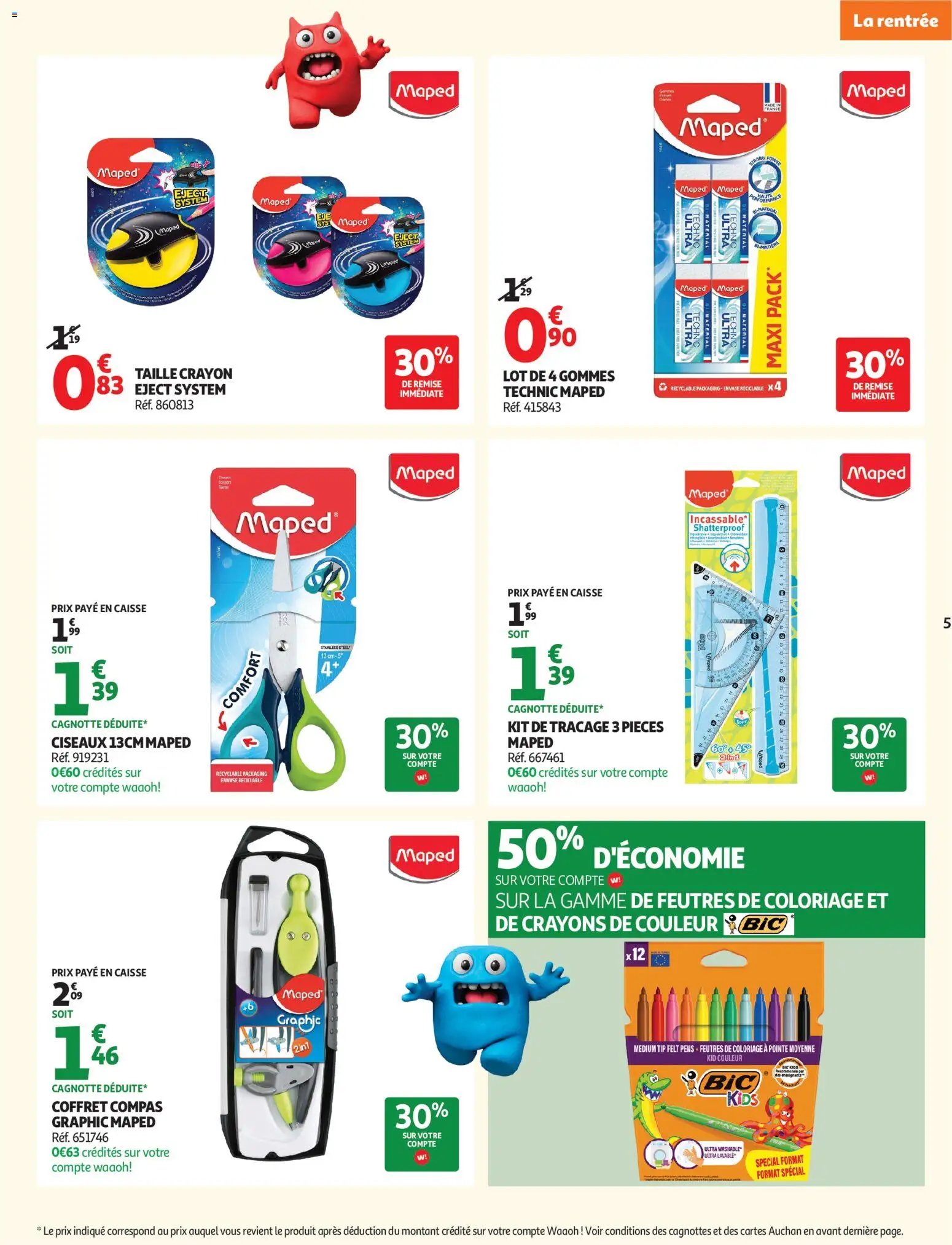 Auchan folder van 11.08.2026 Auchan Rentrée scolaire supers