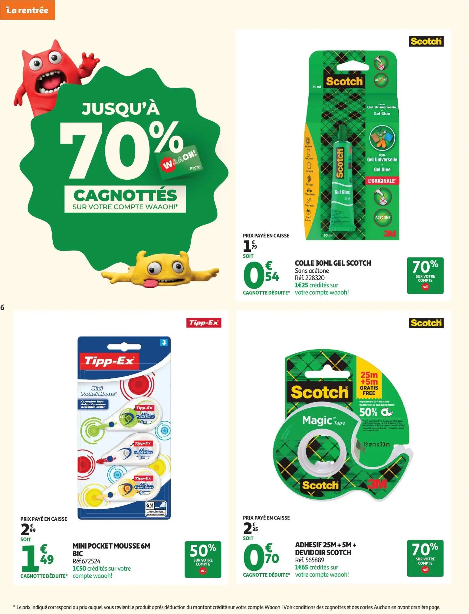 Auchan folder van 11.08.2026 Auchan Rentrée scolaire supers