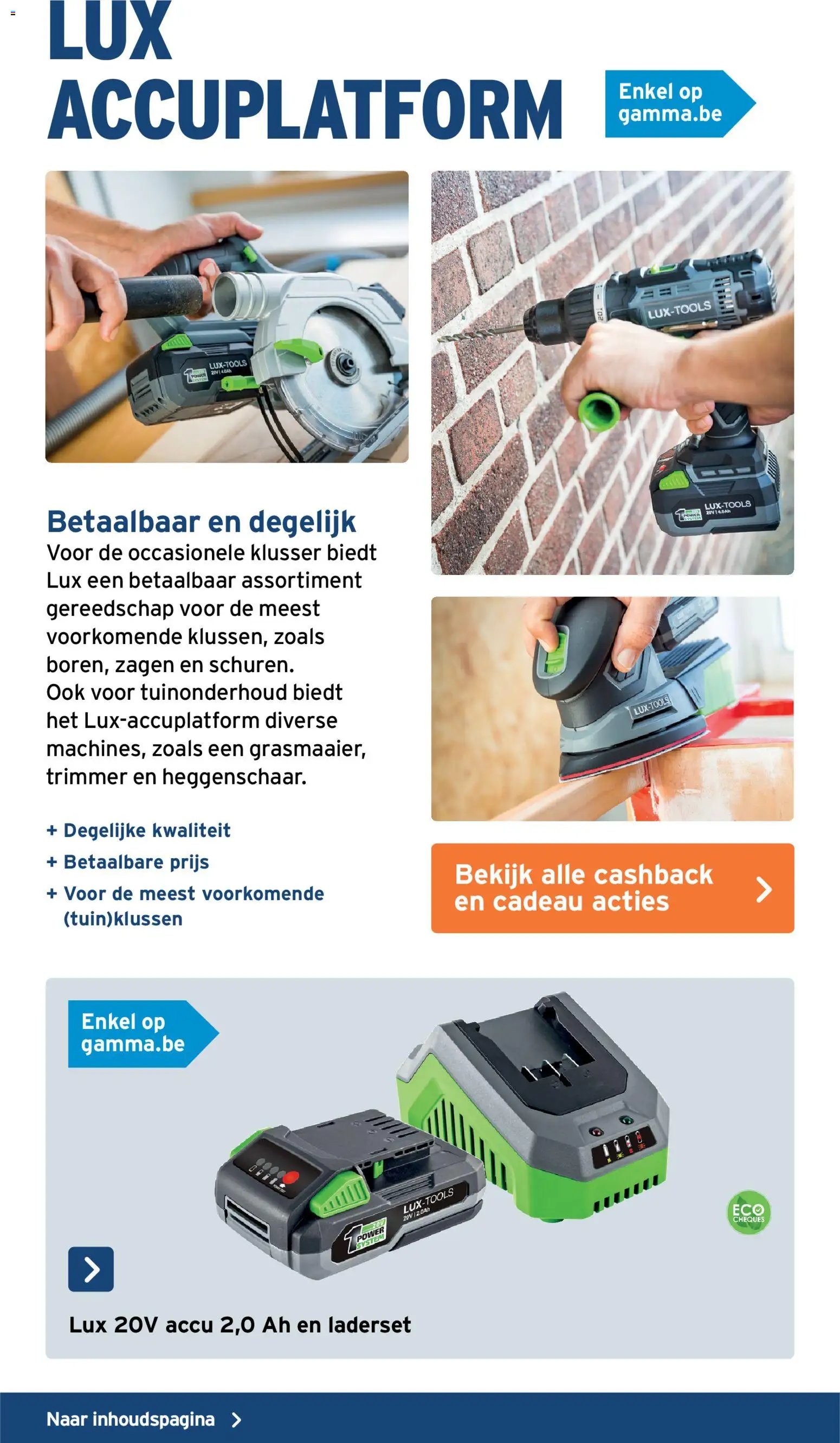 GAMMA folder van 26.08.2026 GAMMA Gereedschapspecial