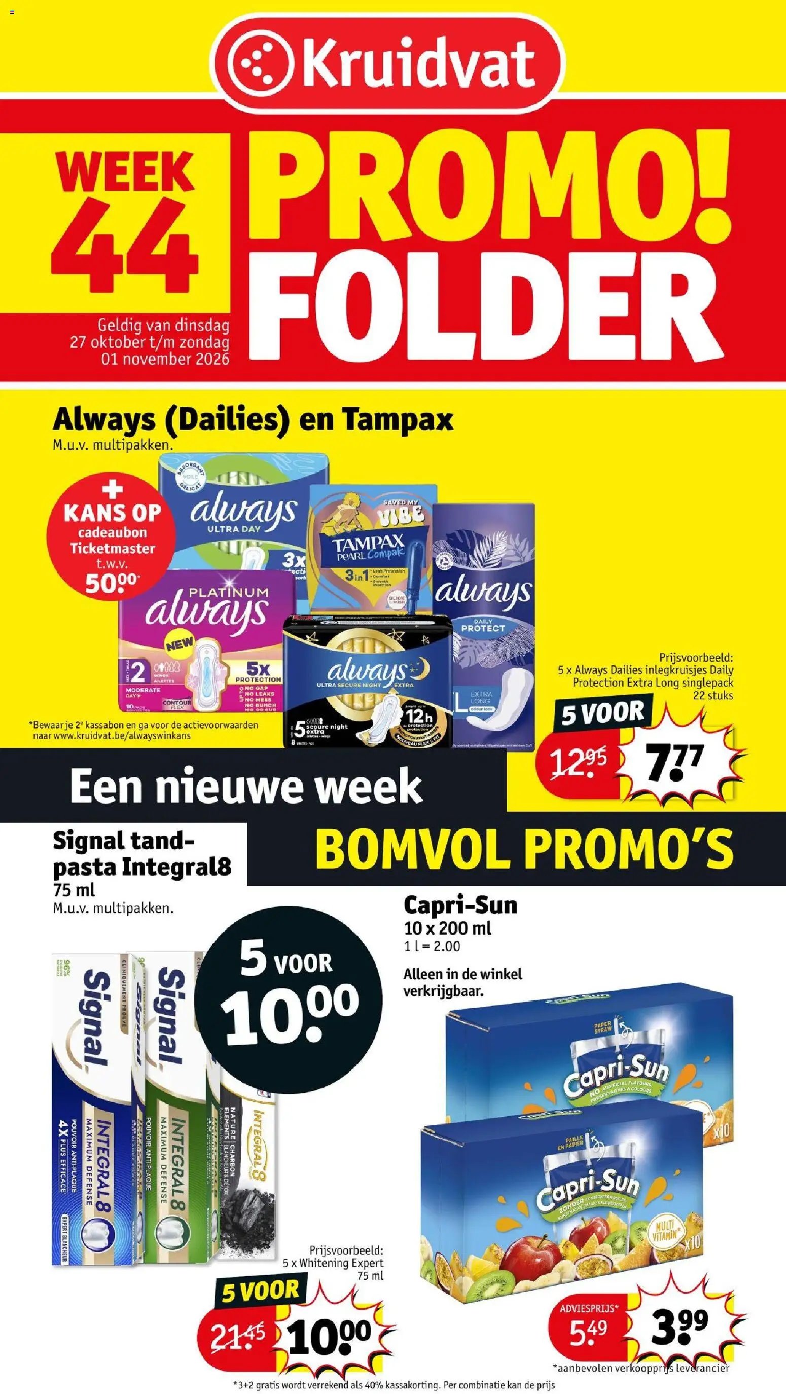 Kruidvat folder vanaf 27/10/2026