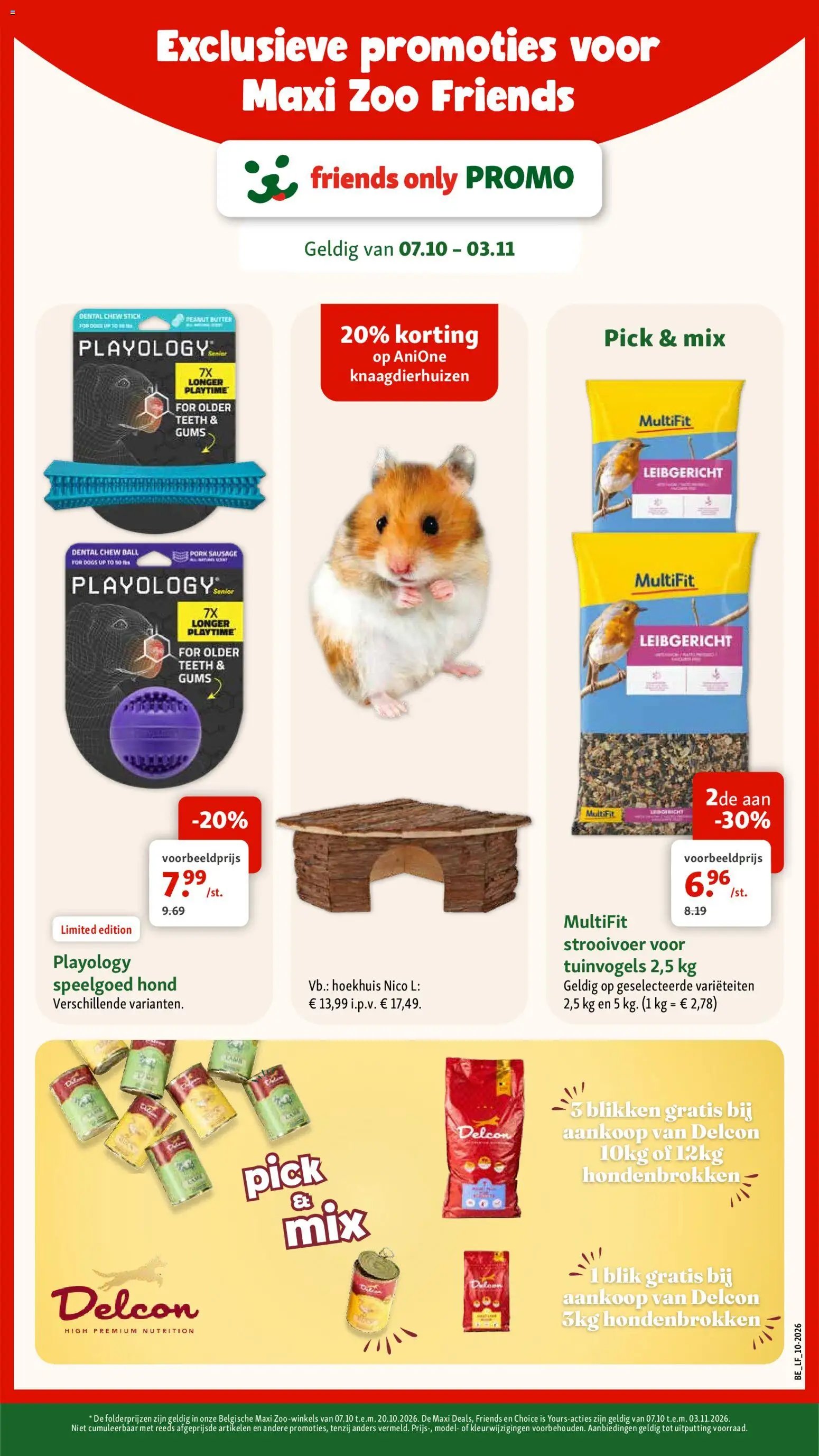 Maxi Zoo folder vanaf 07/10/2026