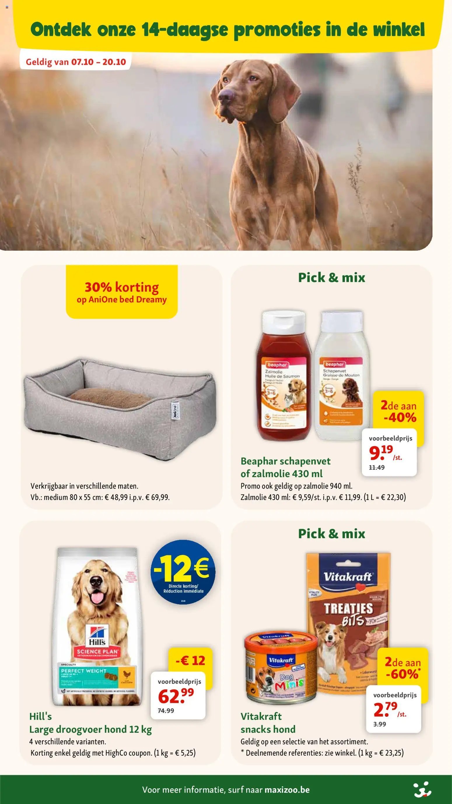 Maxi Zoo folder vanaf 07/10/2026