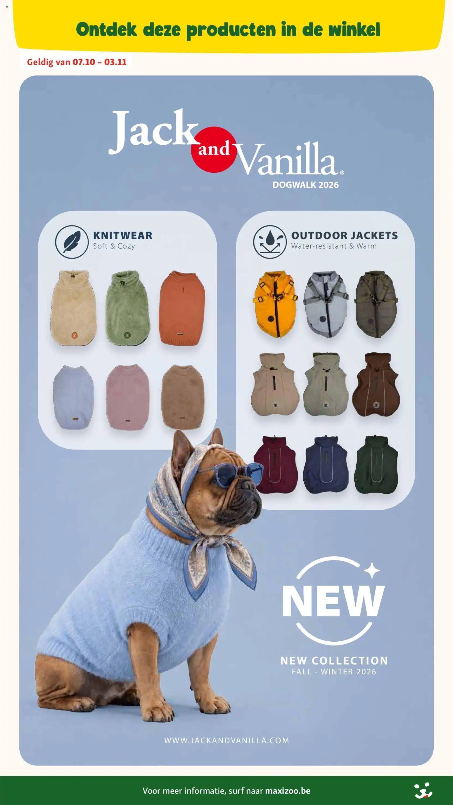 Maxi Zoo folder vanaf 07/10/2026