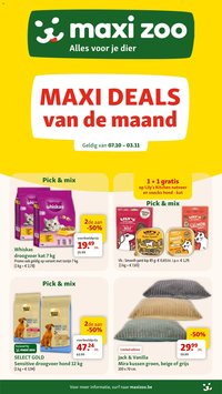 Maxi Zoo folder vanaf 07/10/2026