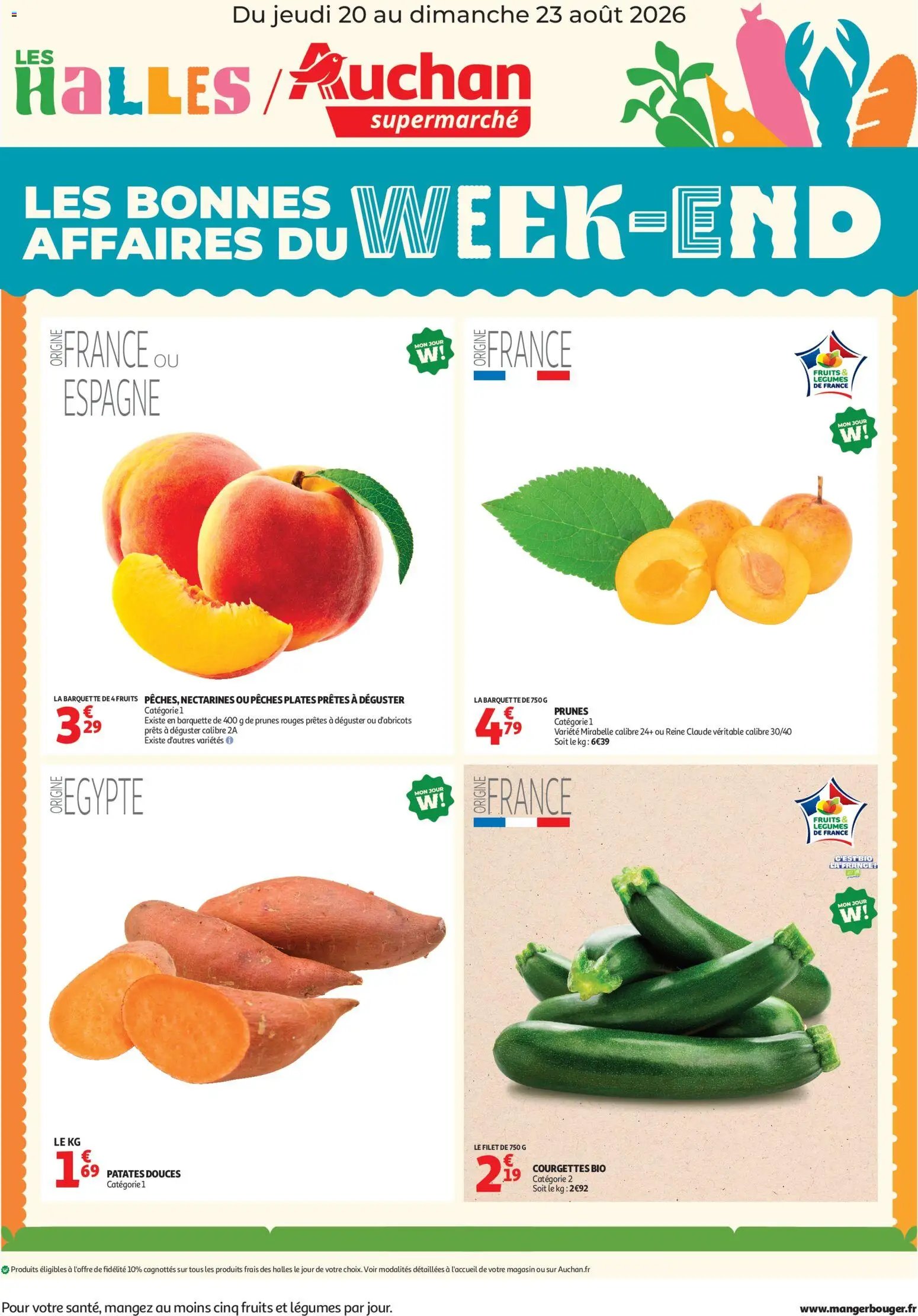 Auchan folder van 20.08.2026 Auchan Bons plans du week end