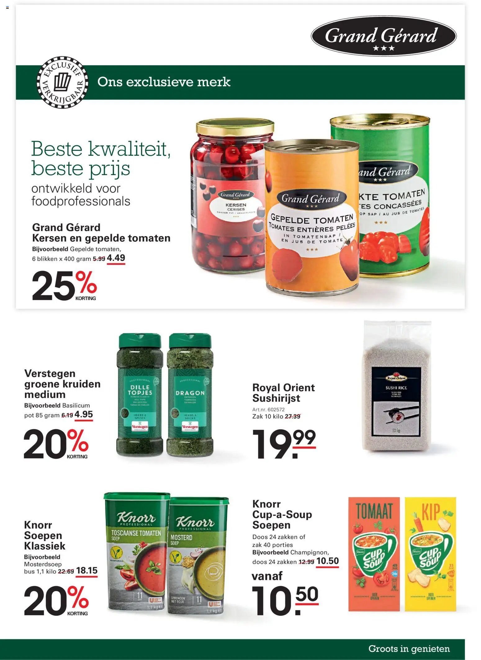 Sligro folder vanaf 15/10/2026