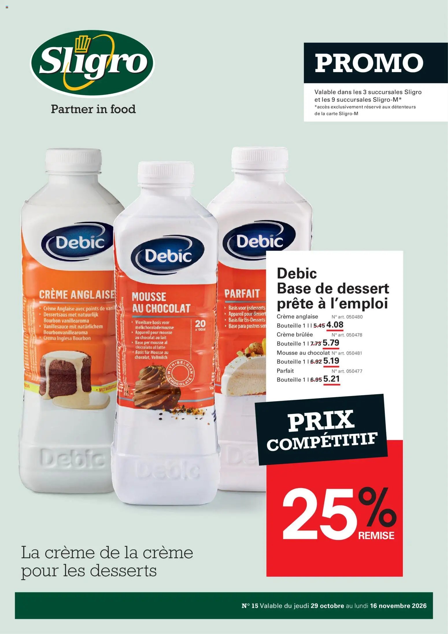 Sligro folder vanaf 29/10/2026