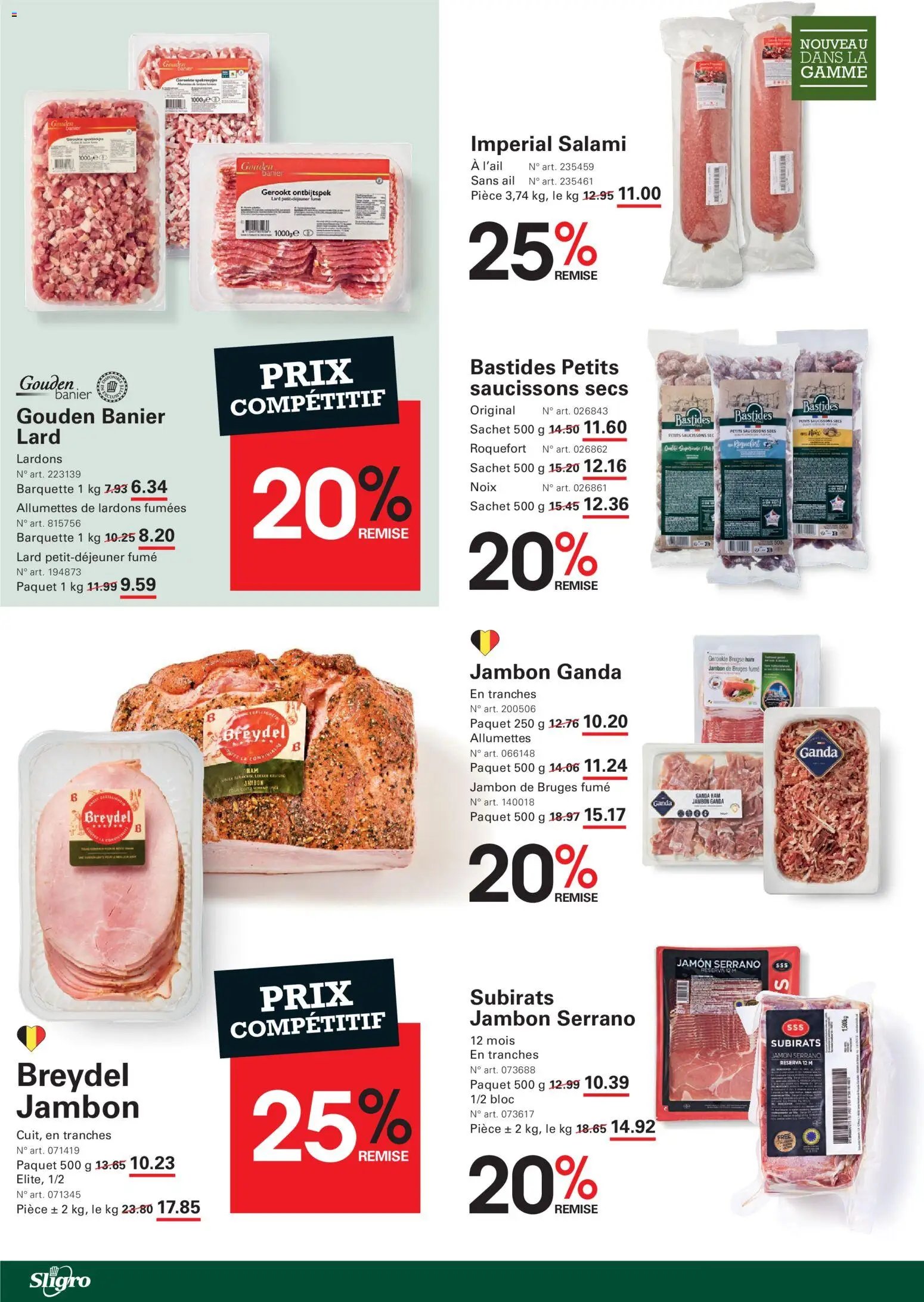 Sligro folder vanaf 29/10/2026