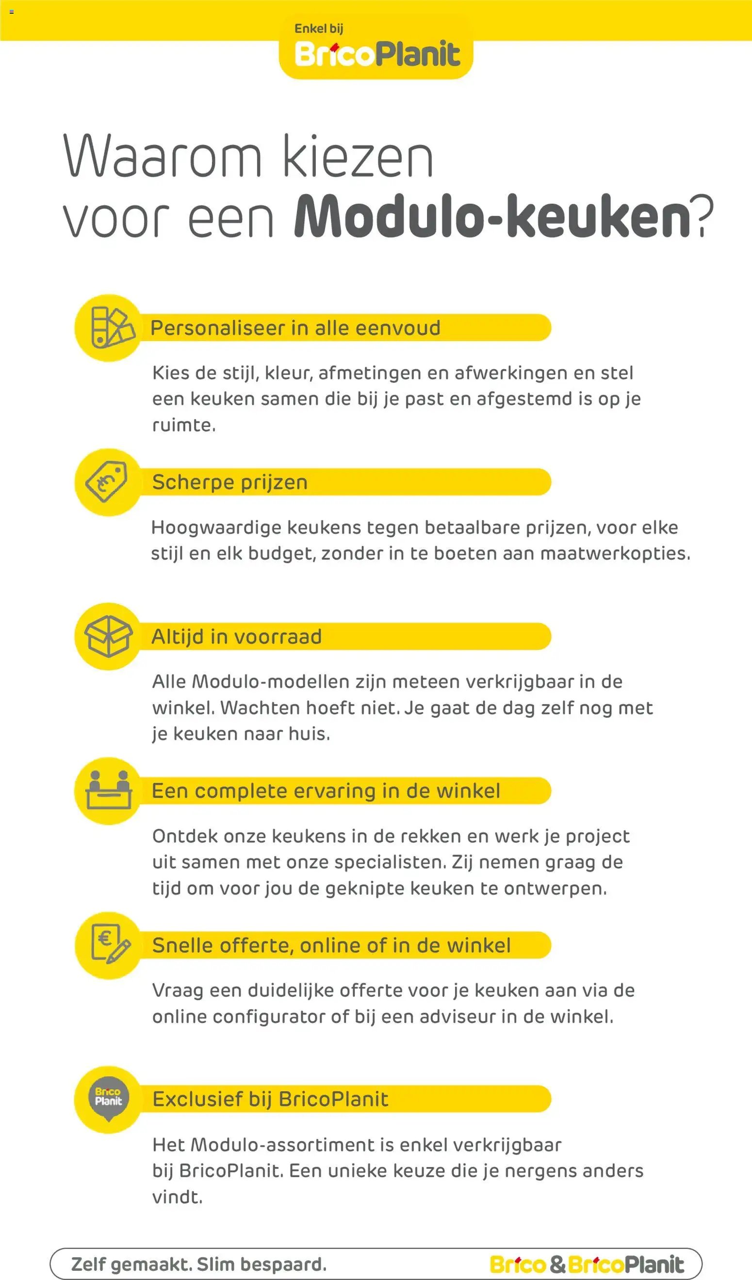 Brico folder van 23.07.2026 Brico Opberg- & keukencatalogus