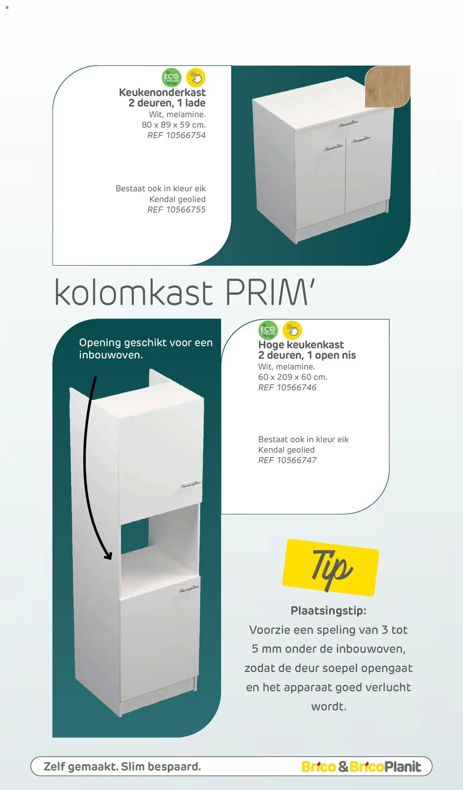 Brico folder van 23.07.2026 Brico Opberg- & keukencatalogus