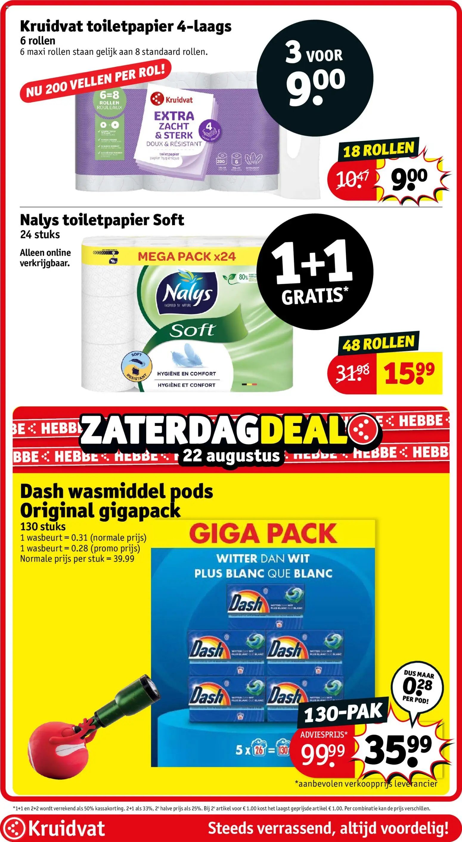 Kruidvat folder van 18.08.2026 Kruidvat folder week 34