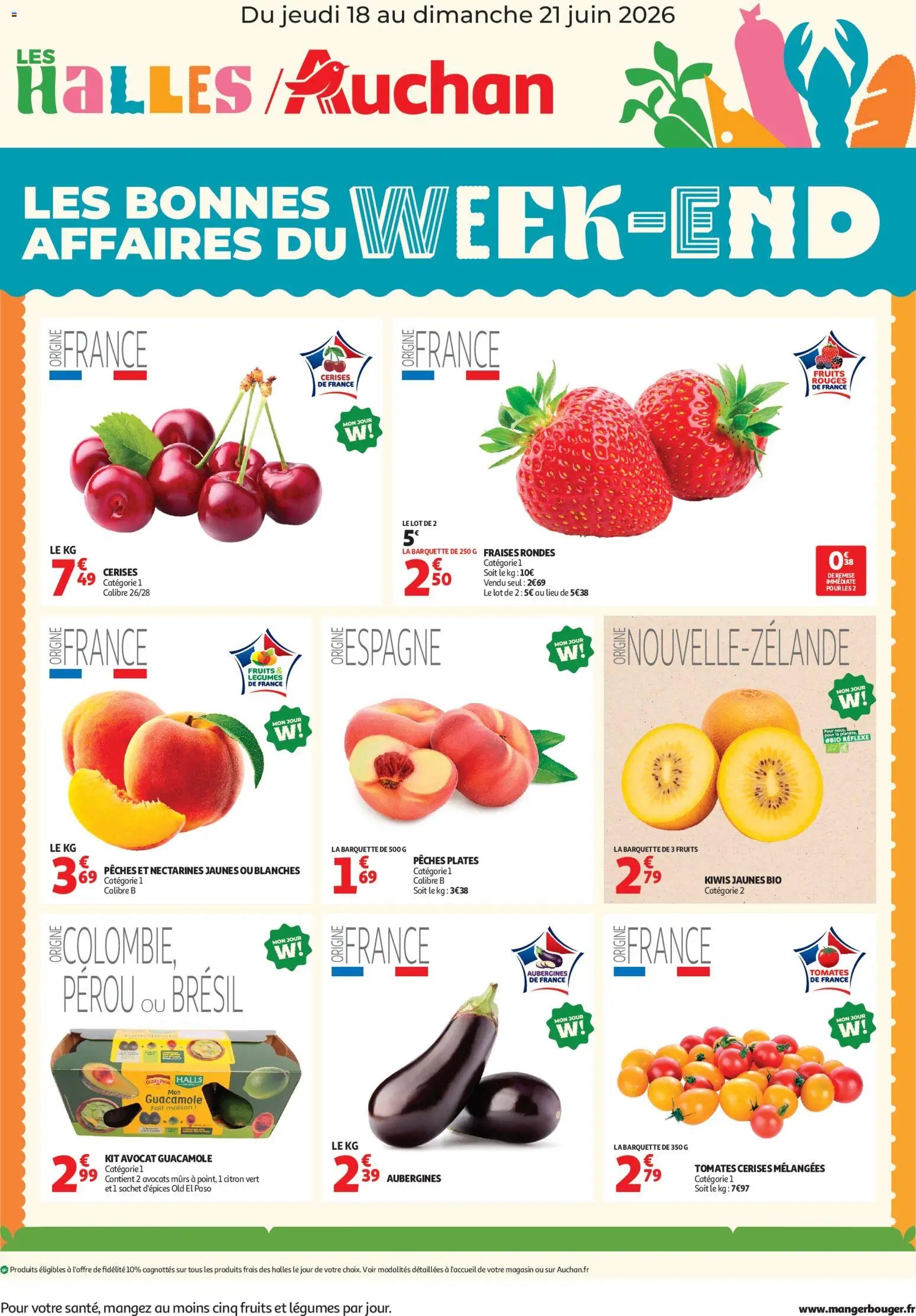 Auchan folder van 18.06.2026 Auchan Les bons plans du week-end dans votre hyper !