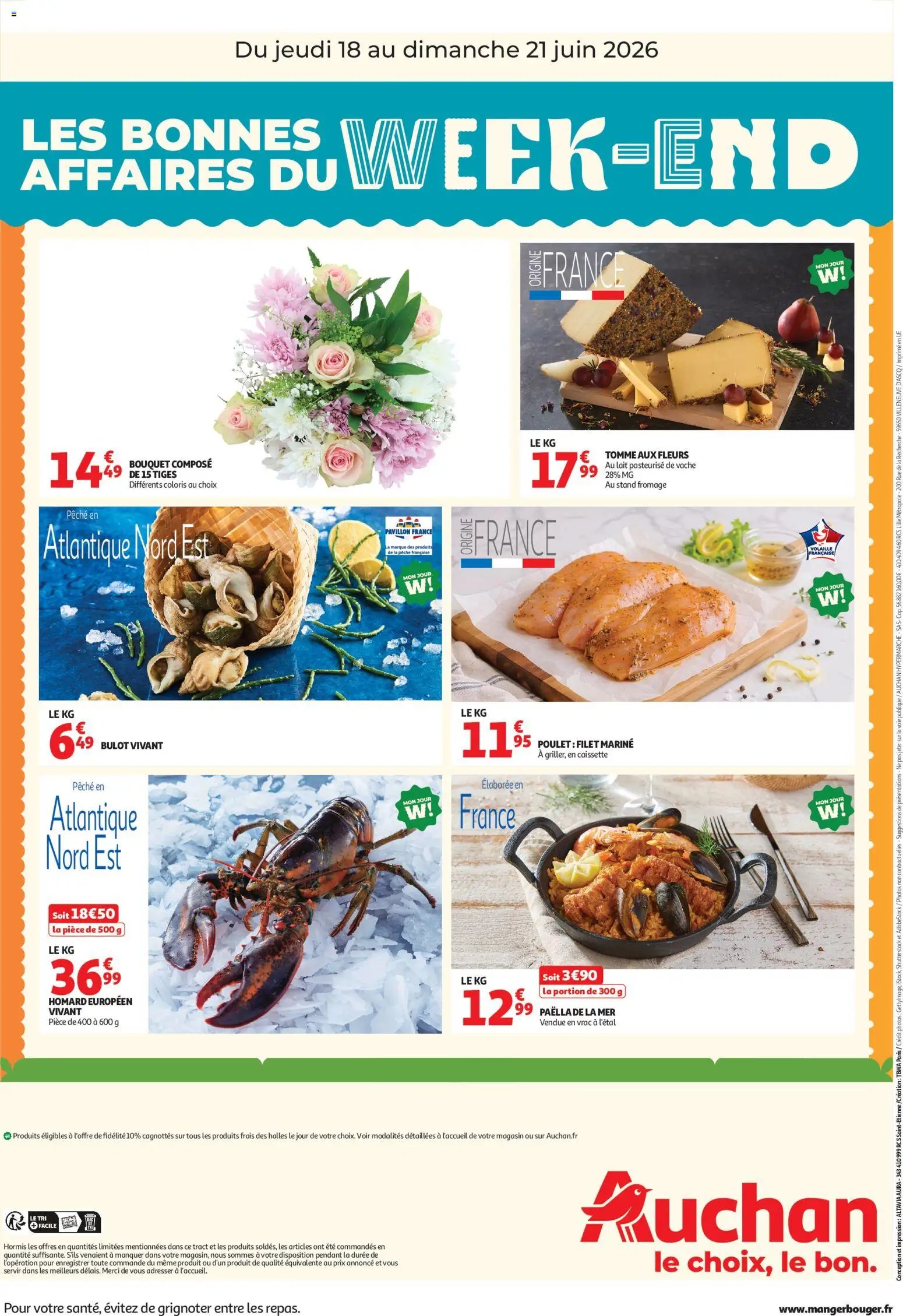 Auchan folder van 18.06.2026 Auchan Les bons plans du week-end dans votre hyper !