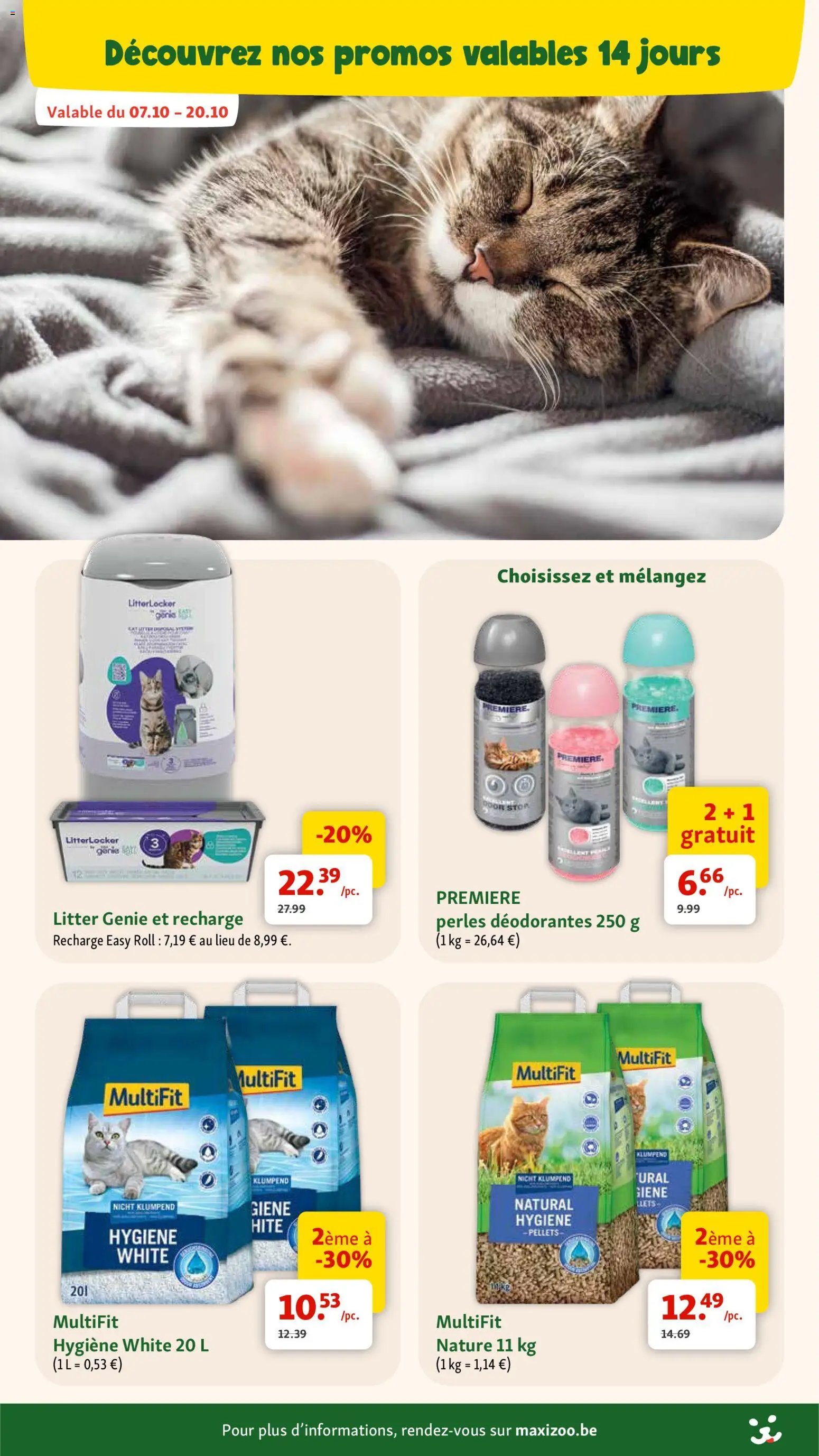 Maxi Zoo folder vanaf 07/10/2026