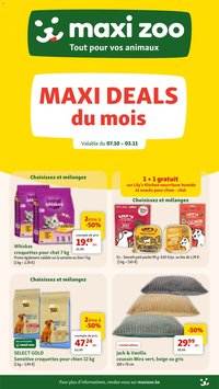Maxi Zoo folder vanaf 07/10/2026