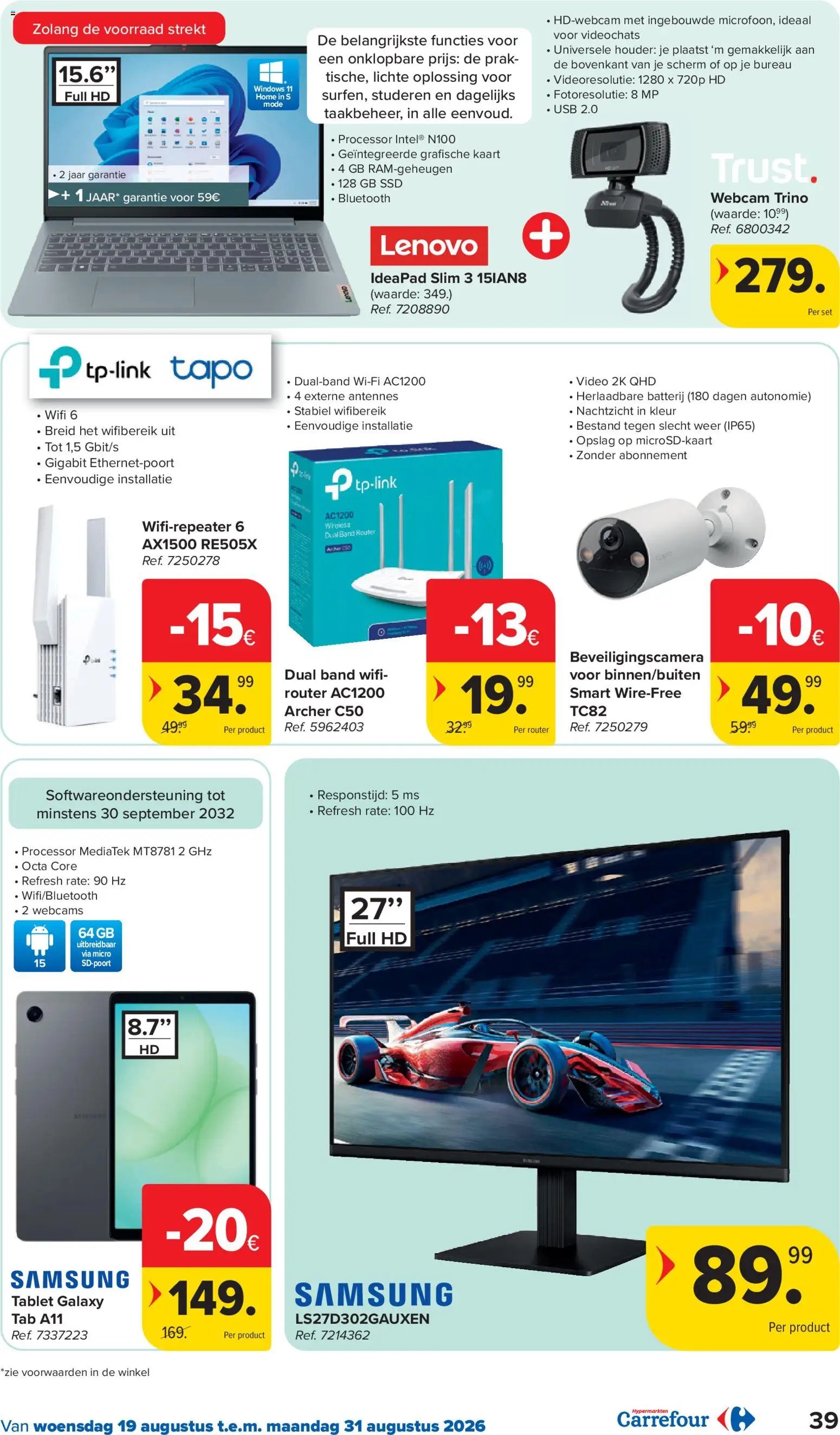 Carrefour folder van 19.08.2026 Carrefour folder week 34