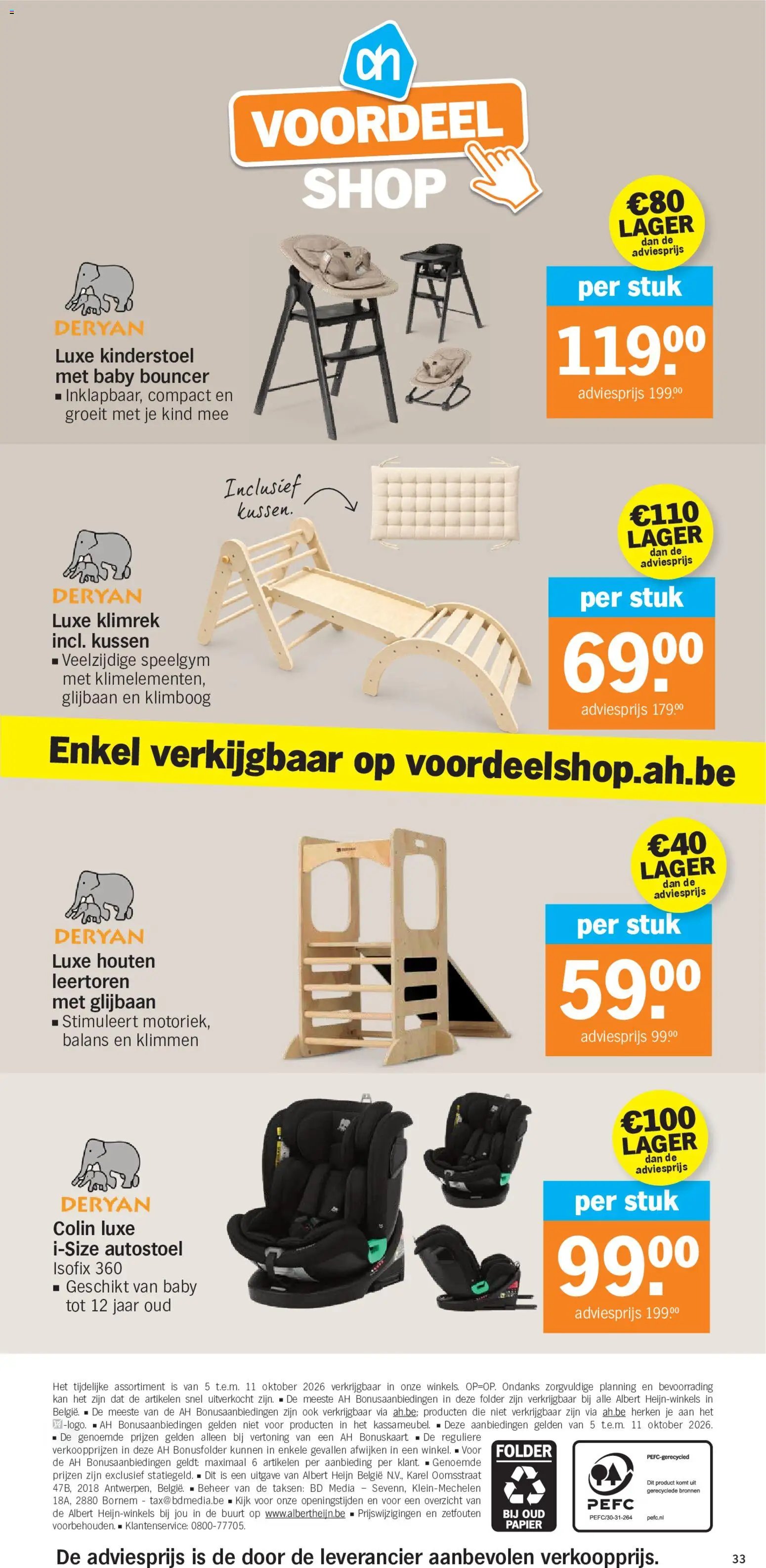 Albert Heijn folder van 05.10.2026 Albert Heijn Folder week / de la semaine 41