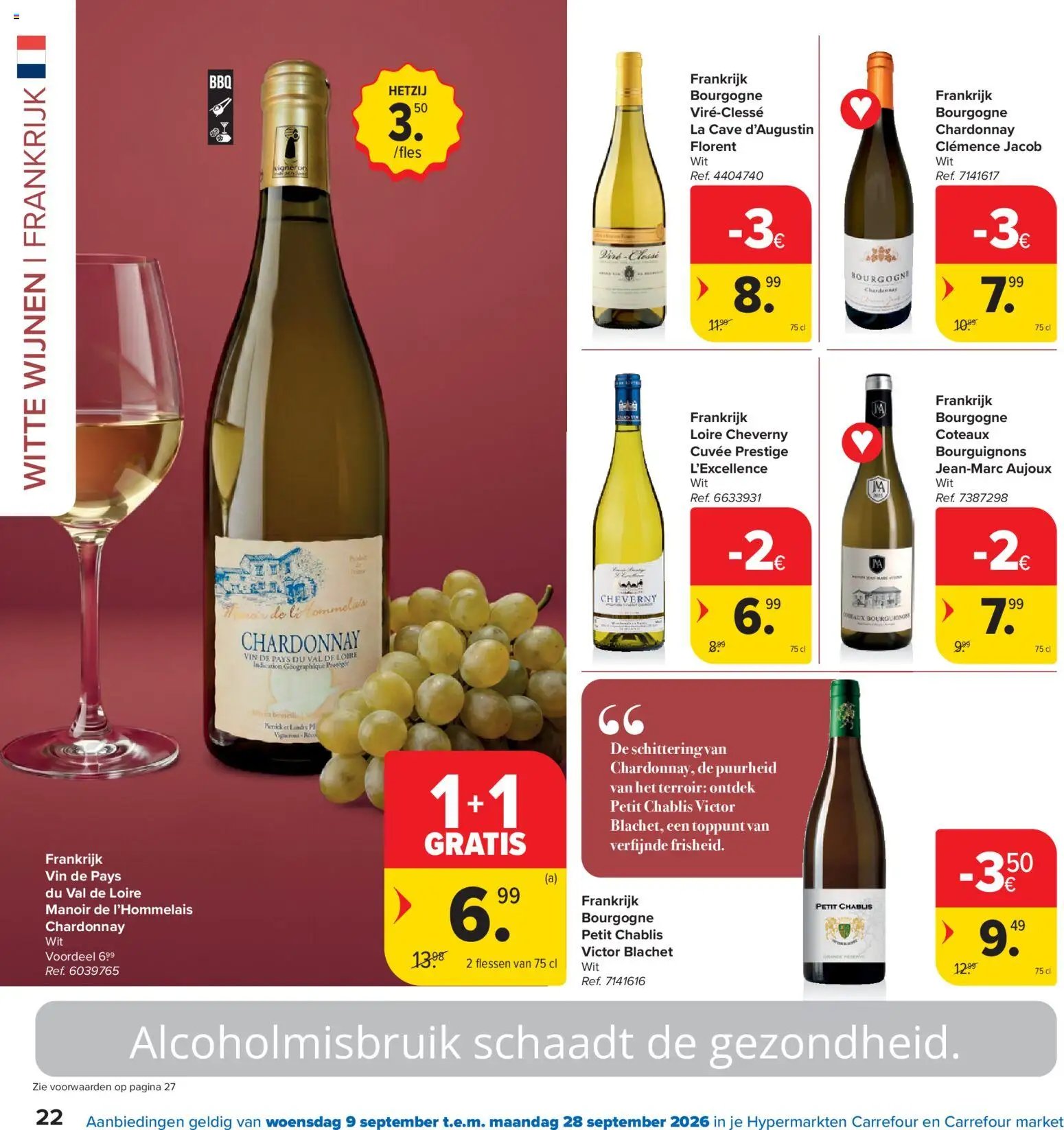Carrefour market folder van 09.09.2026 Carrefour market Wijnfestivaal