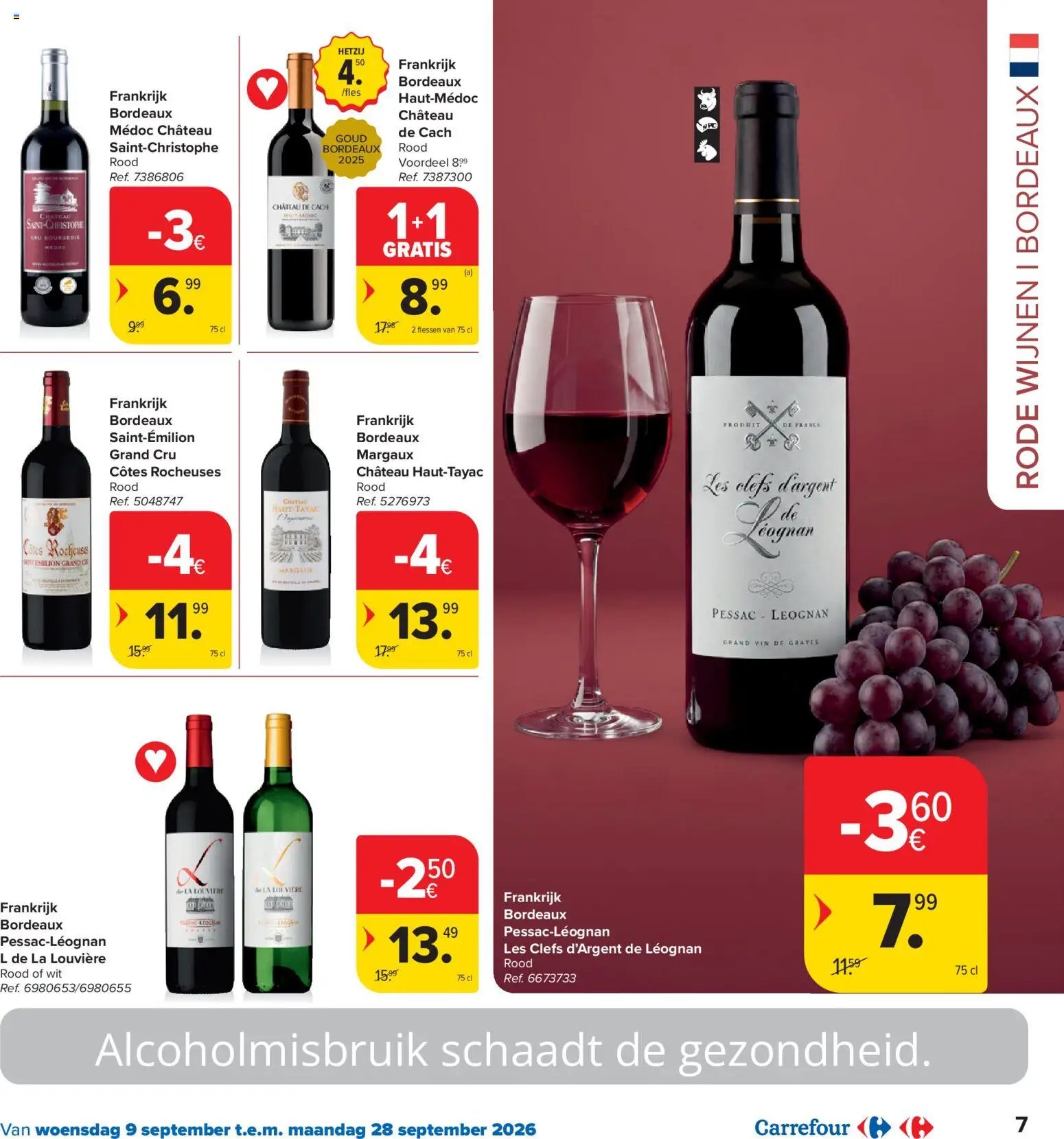 Carrefour market folder van 09.09.2026 Carrefour market Wijnfestivaal
