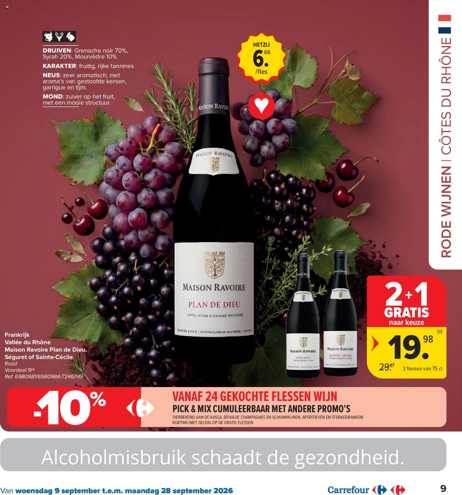 Carrefour market folder van 09.09.2026 Carrefour market Wijnfestivaal