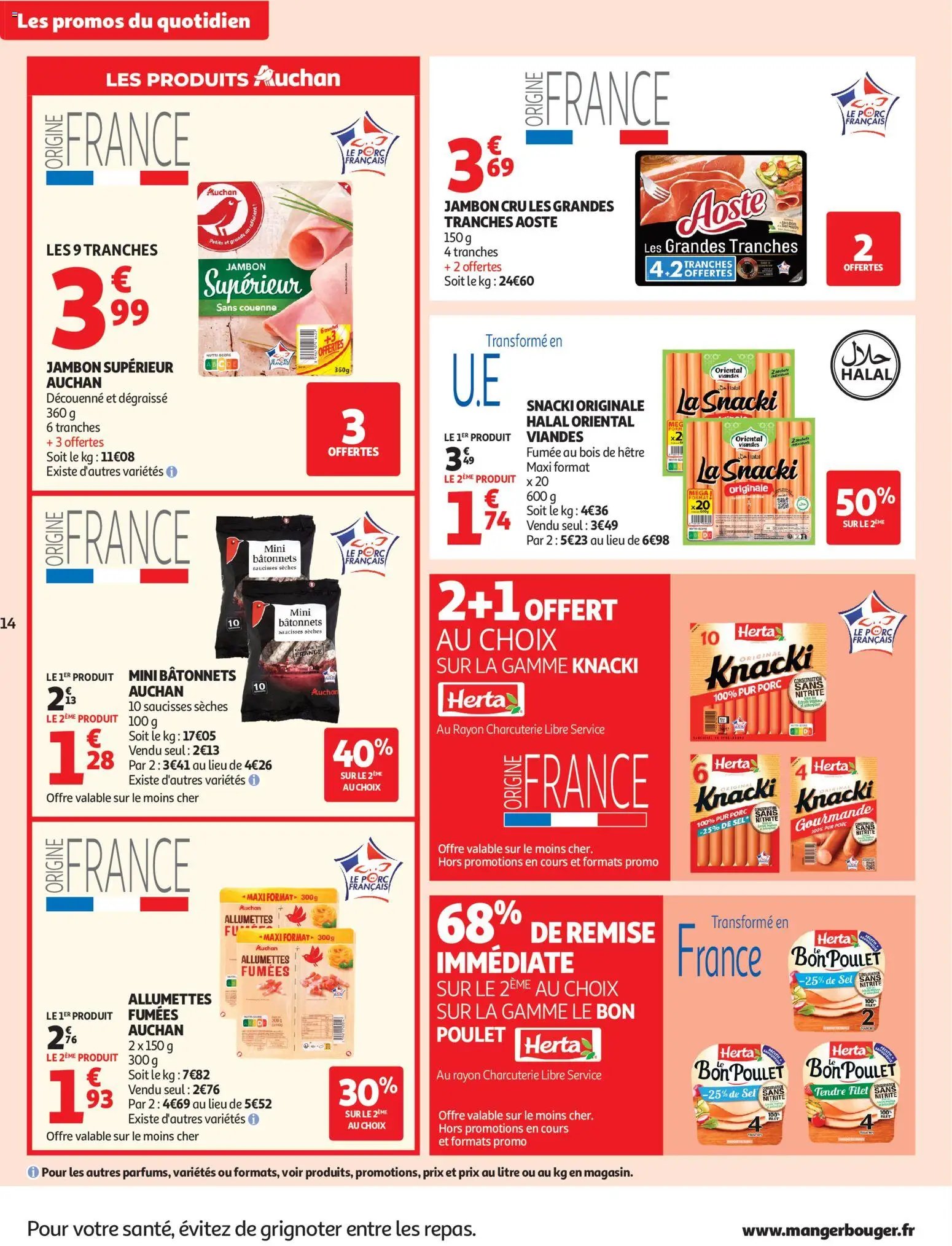 Auchan folder van 11.08.2026 Auchan Rentrée prix KO hypers
