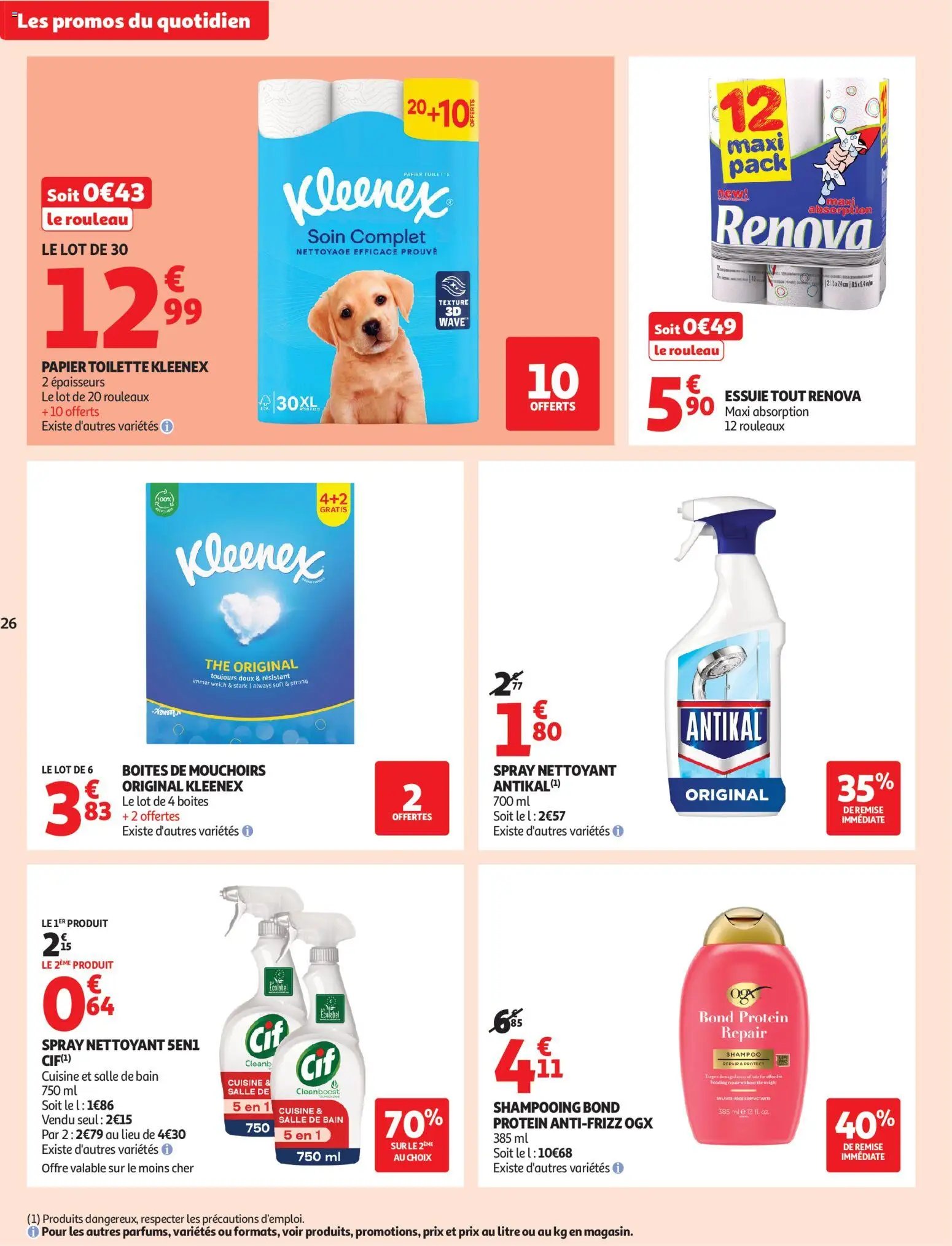 Auchan folder van 11.08.2026 Auchan Rentrée prix KO hypers