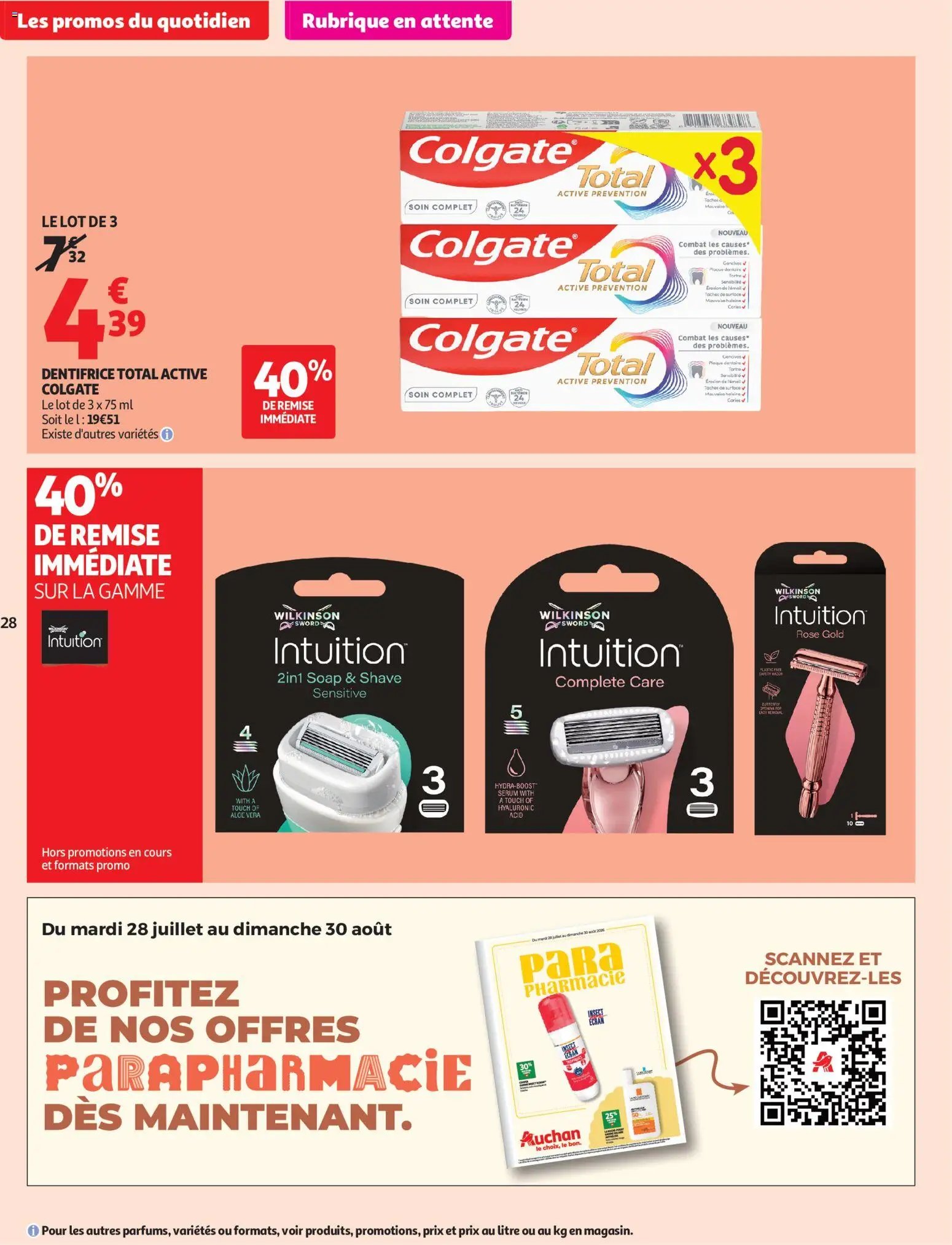 Auchan folder van 11.08.2026 Auchan Rentrée prix KO hypers