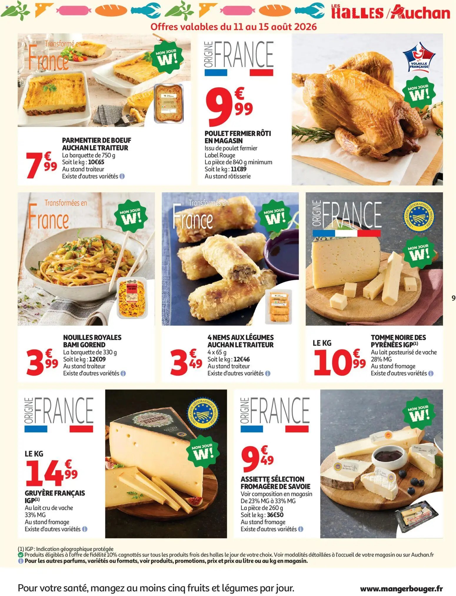 Auchan folder van 11.08.2026 Auchan Rentrée prix KO hypers