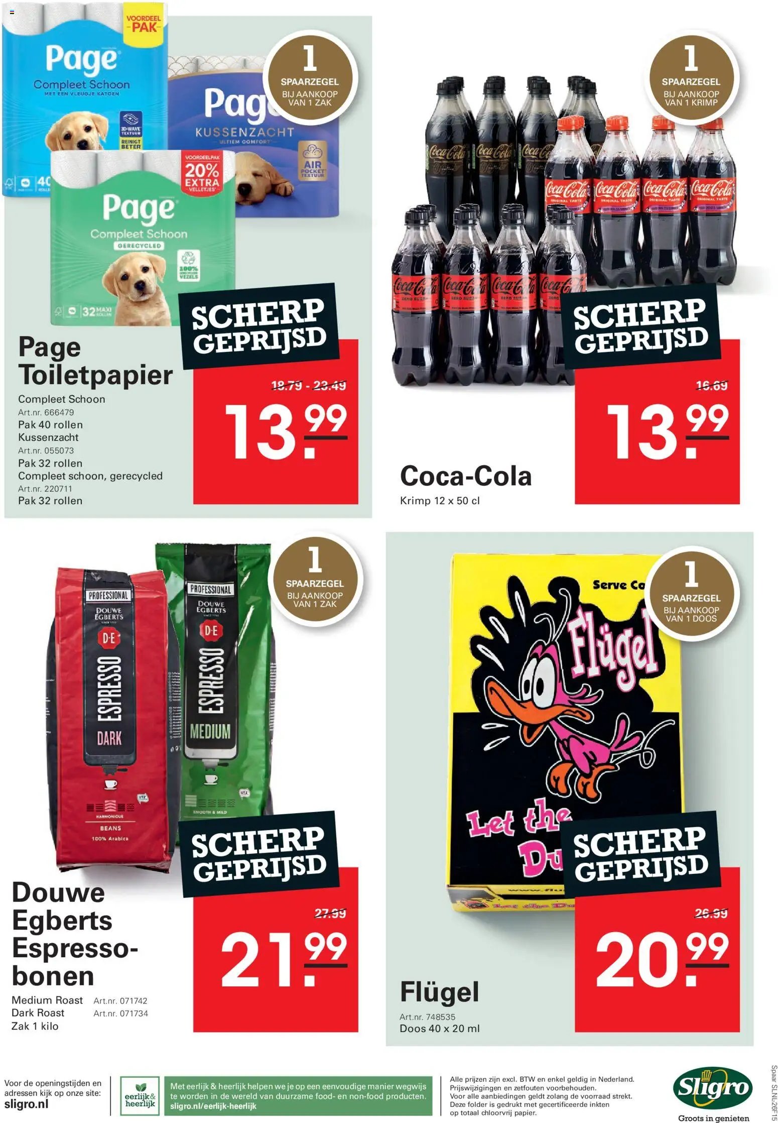 Sligro folder vanaf 19/10/2026